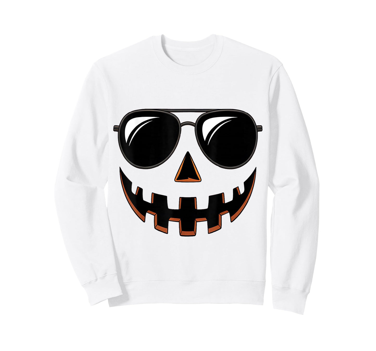Funny Jack O Lantern Face Pumpkin Halloween Costume Men Boys T-Shirt