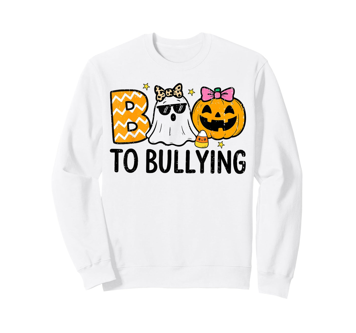 Unity Day Orange Ghost Boo Anti Bullying Halloween Teen Girl T-Shirt
