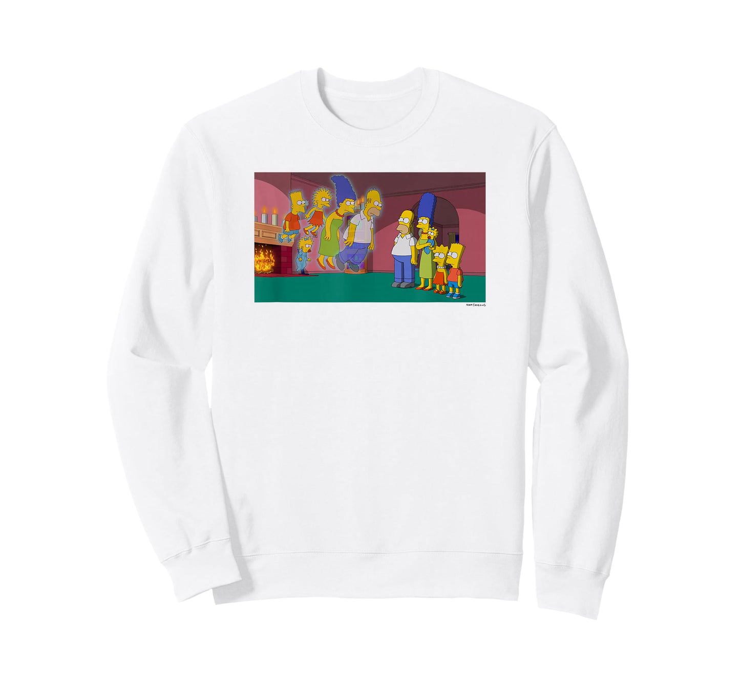 The Simpsons Treehouse Of Horror Halloween Ghost Family T-Shirt
