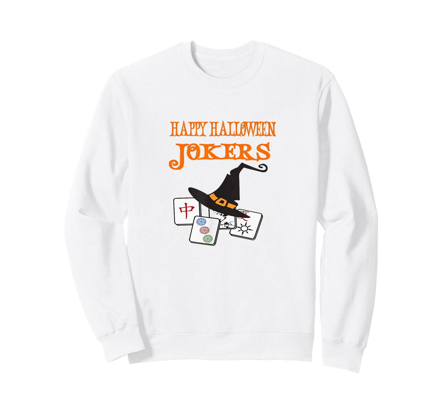 Funny Mahjong Happy Halloween Jokers Tile Game Tee T-Shirt