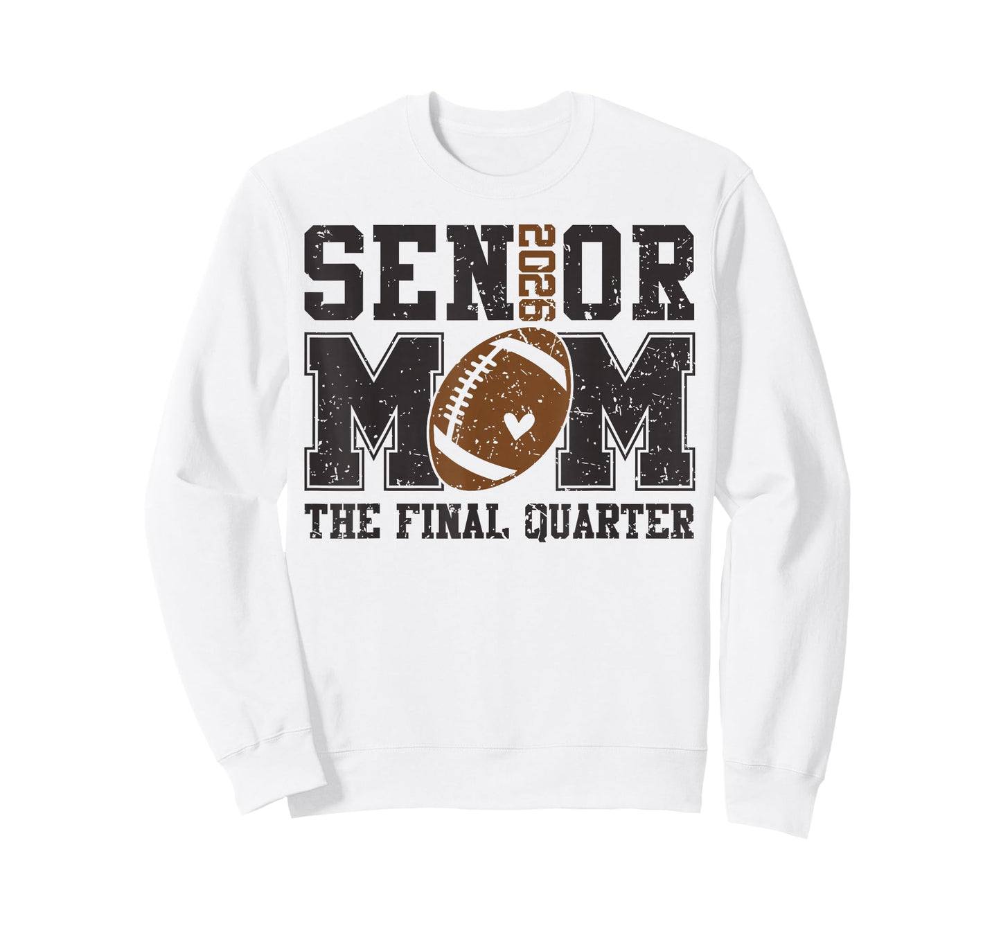 Senior Football Mom Football Mama Game Day Class of 2026 T-Shirt