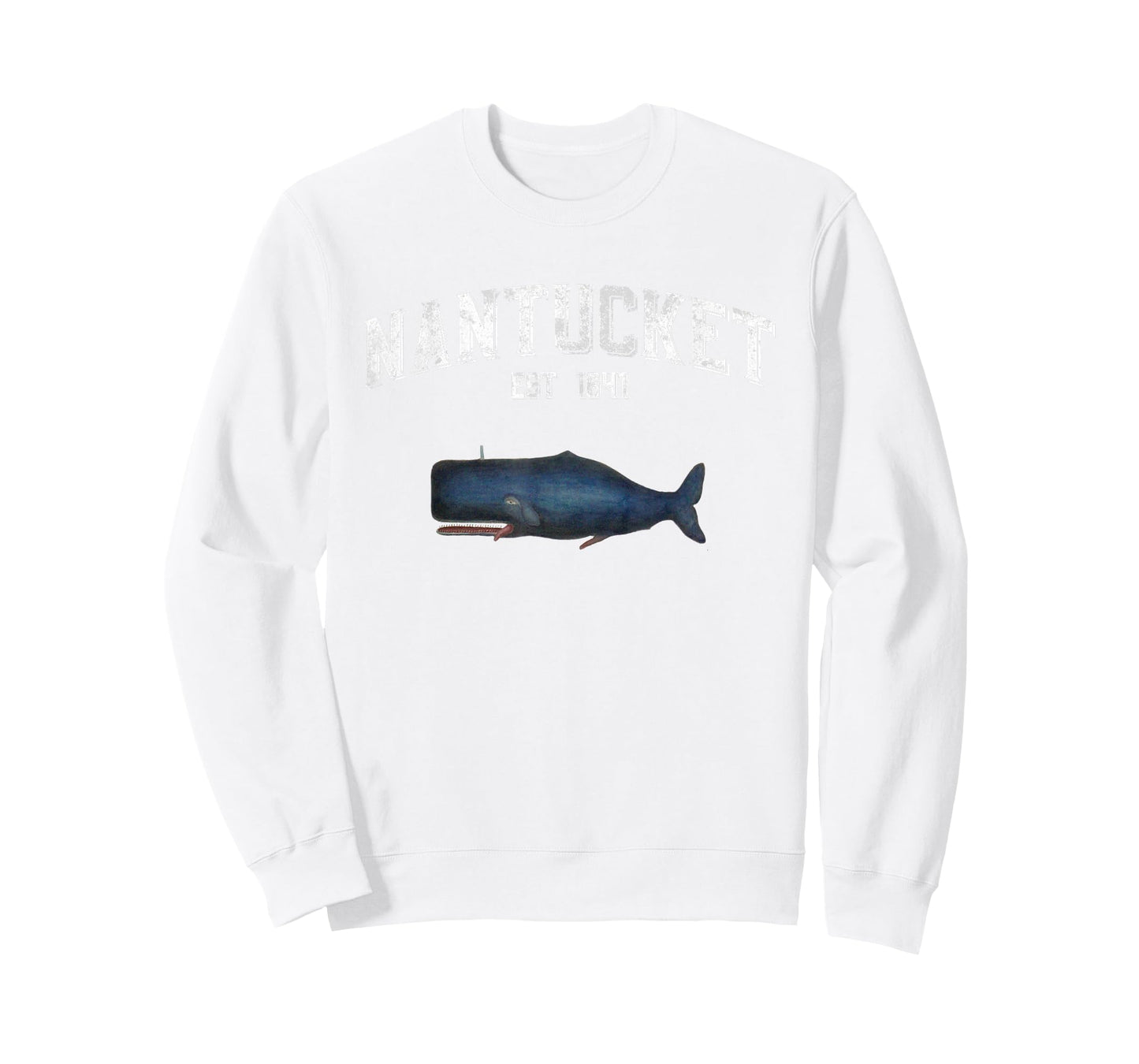 Nantucket Massachusetts Vintage Style Whale T Shirt T-Shirt