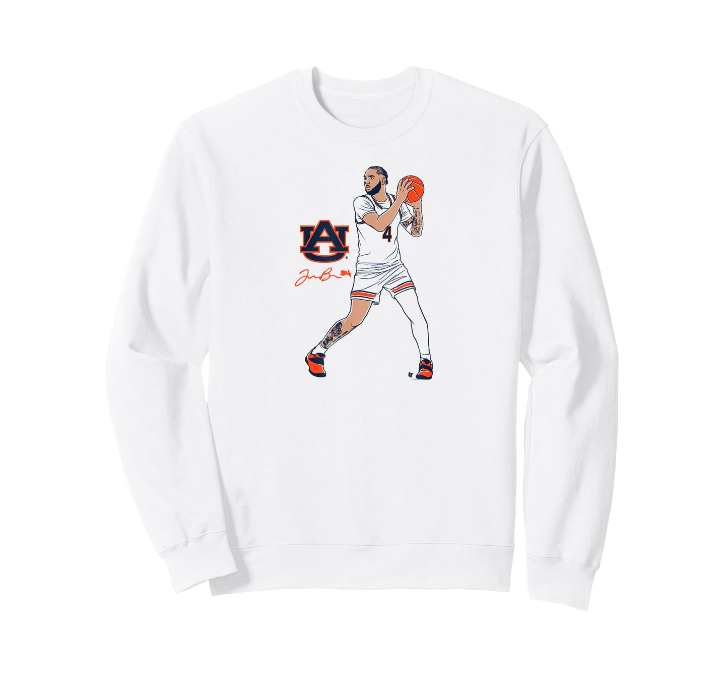 Johni Broome - Superstar Pose - Auburn Tigers Basketball T-Shirt