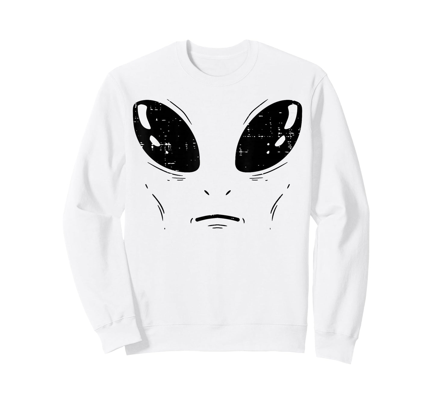 Alien Face Space Funny Halloween Costume Men Women Kids T-Shirt