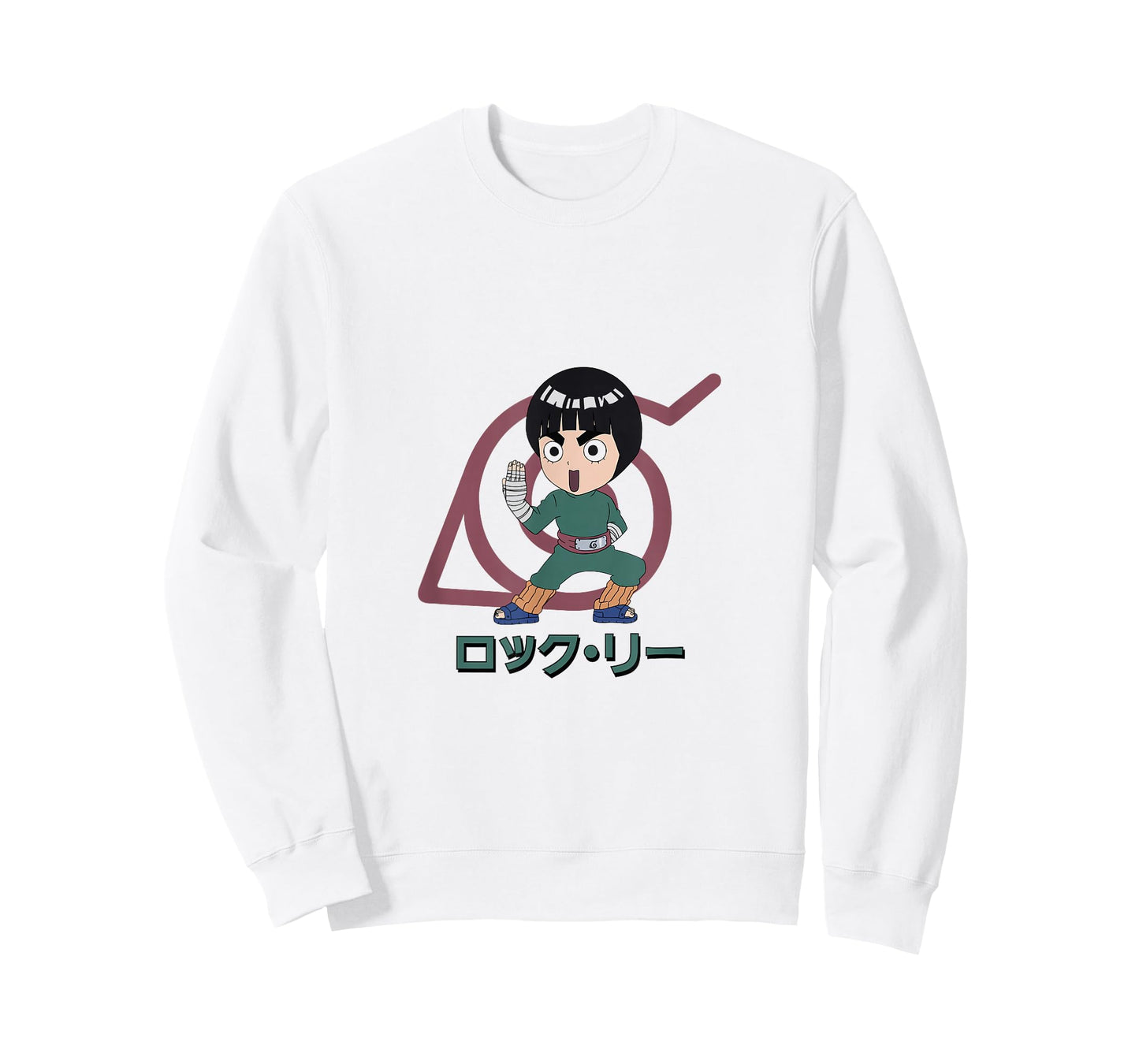 Naruto Classic Lee and Konohagakure Symbol T-Shirt