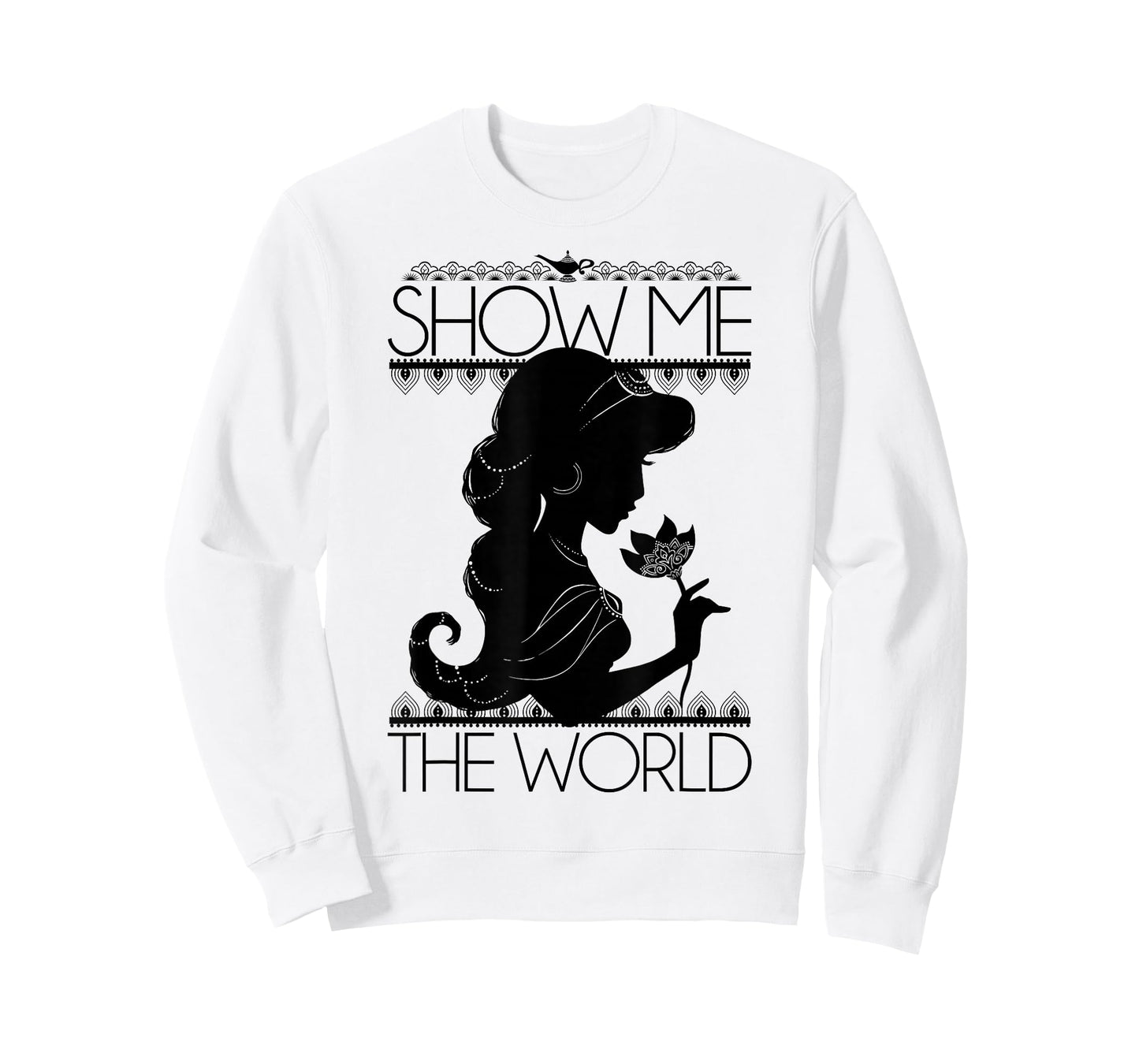 Disney Aladdin Jasmine Show Me The World Silhouette T-Shirt T-Shirt