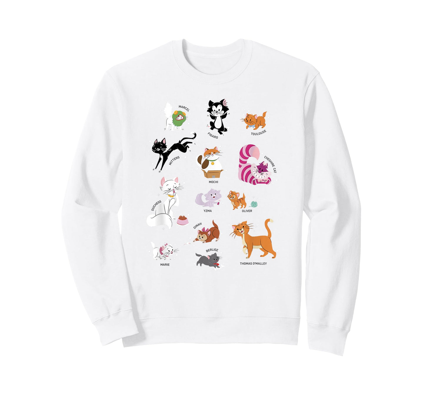 Disney Pets Movie Cats Group Jumble T-Shirt