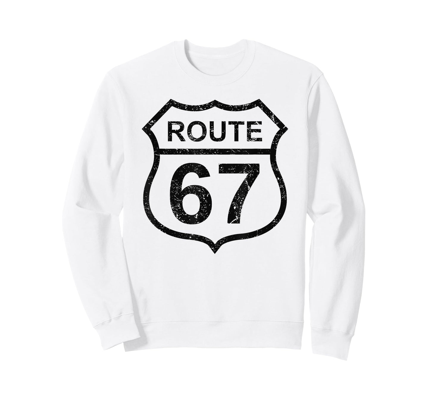 Route 67 Funny Six Seven 6 7 Meme Interstate Highway I-67 T-Shirt