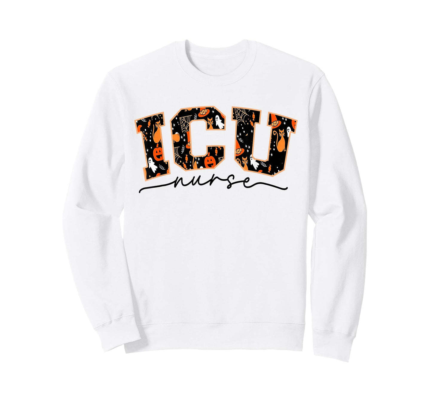 ICU Nurse Halloween Critical Care CCU Intensive Care Rn Fall T-Shirt