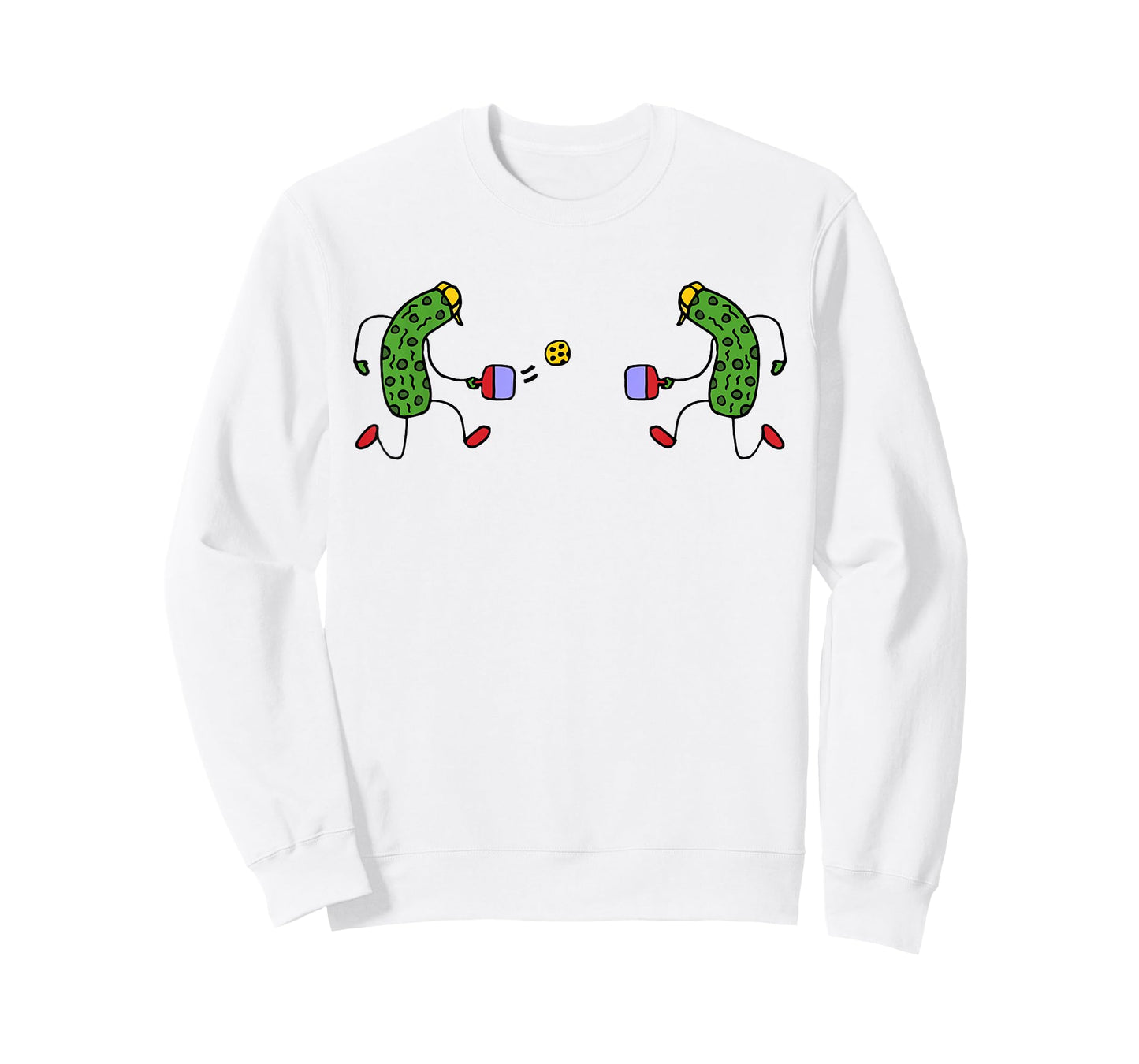 Funny Pickles Playing Pickleball Pickle Ball Women Men Sport T-Shirt