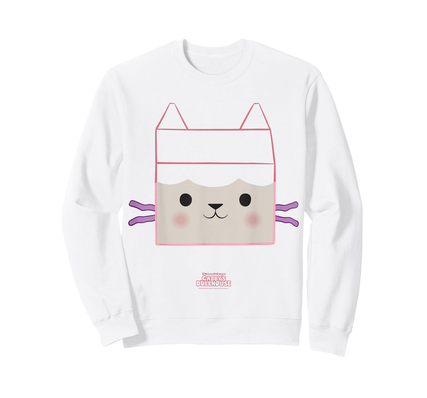 DreamWorks Gabby's Dollhouse Baby Box Big Face Halloween T-Shirt