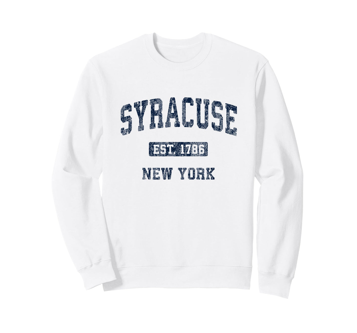 Syracuse New York NY Vintage Athletic Sports Design T-Shirt