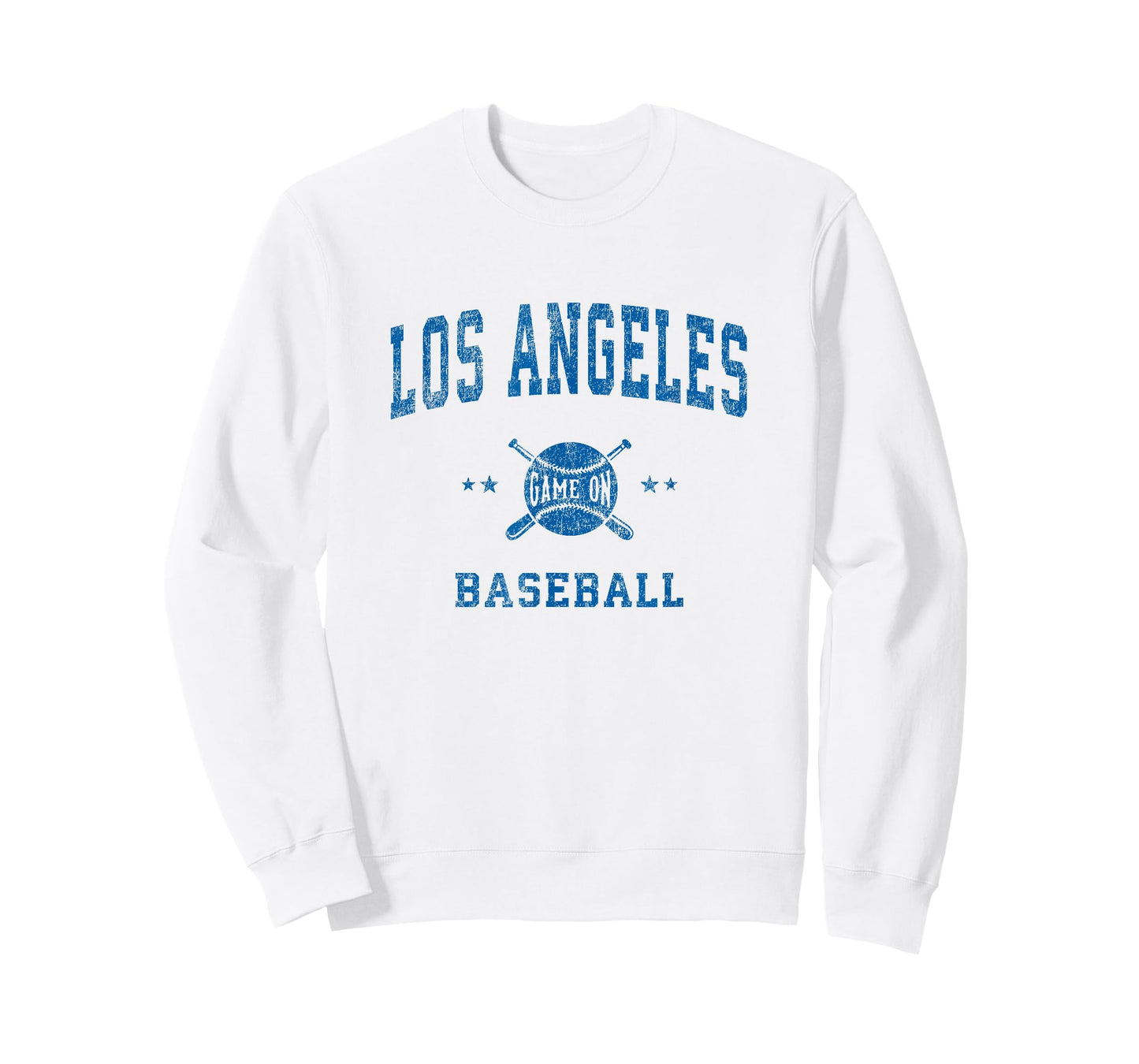 Los Angeles LA Vintage Baseball Throwback Retro Design T-Shirt