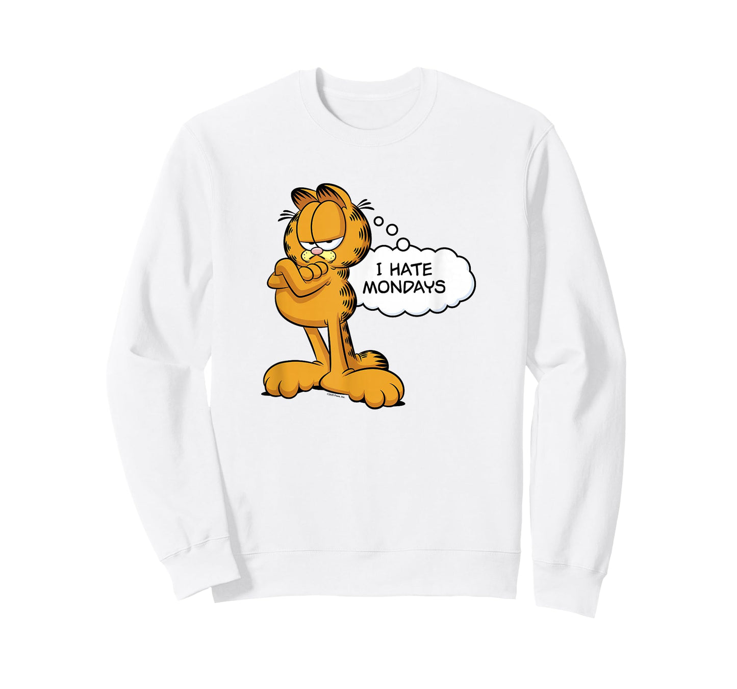 Garfield I Hate Mondays Thought Bubble T-Shirt