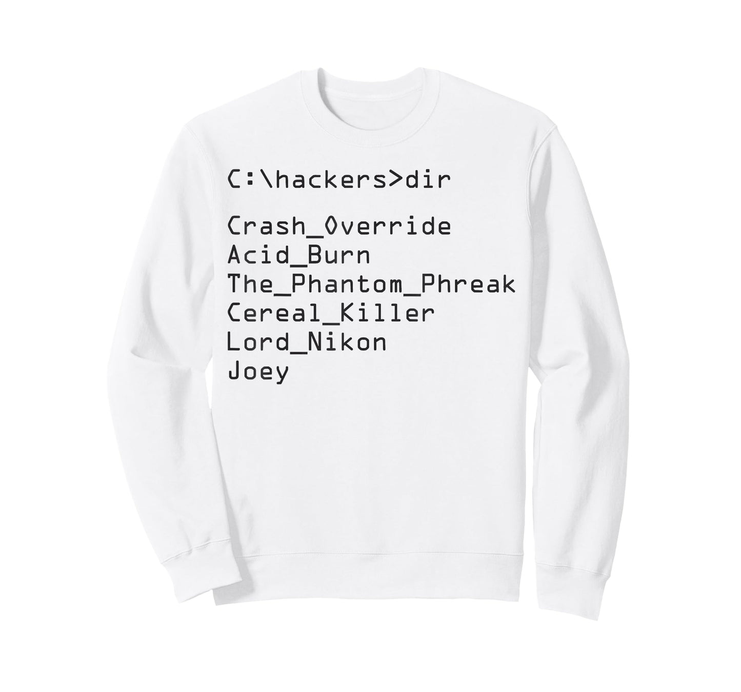 Hackers Movie C Cast of Character T-Shirt