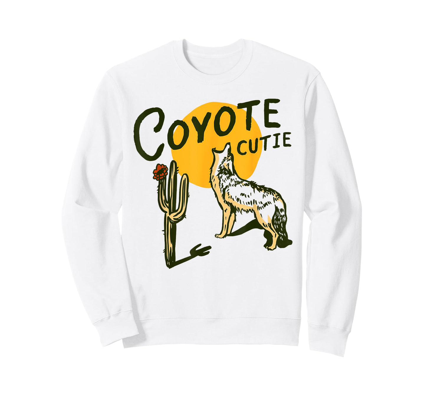 Coyote Cutie: Cute, Adorable Howl At The Moon Wolf Animal T-Shirt