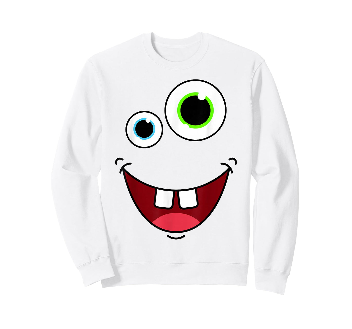 Funny Silly Monster Face Group Costume Birthday Halloween T-Shirt