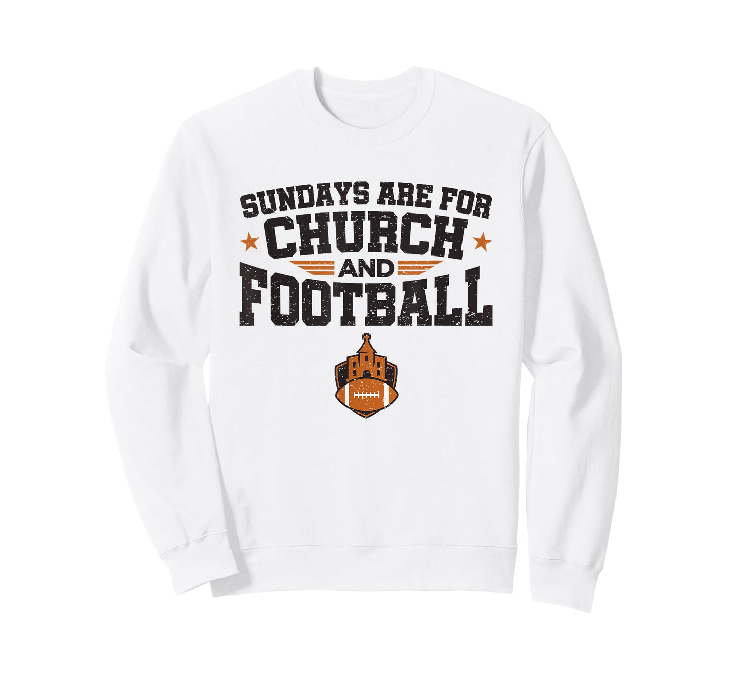 Football Fan Sundays Are For Church And Football T-Shirt