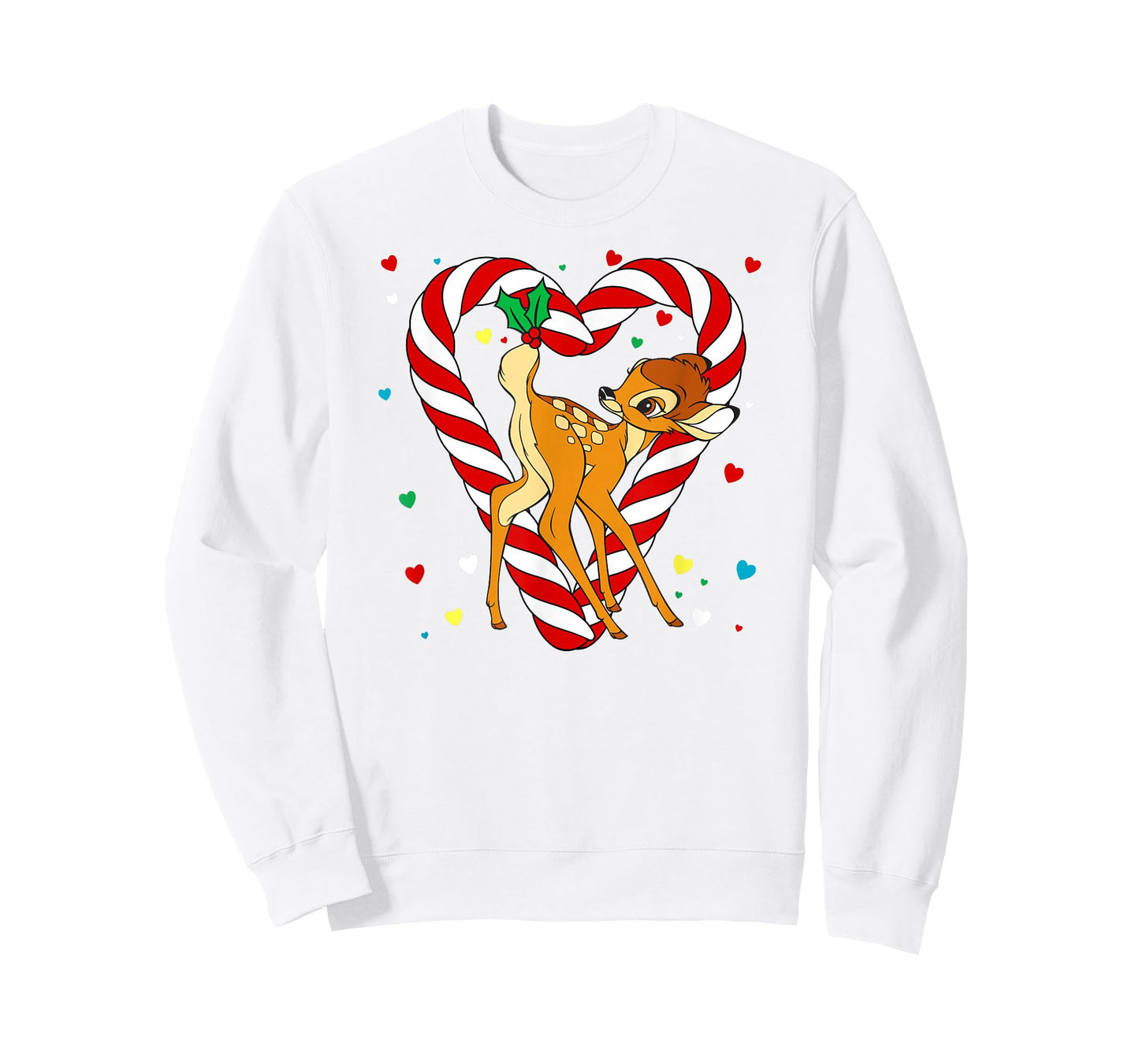 Disney - Bambi Candy Cane Holiday T-Shirt
