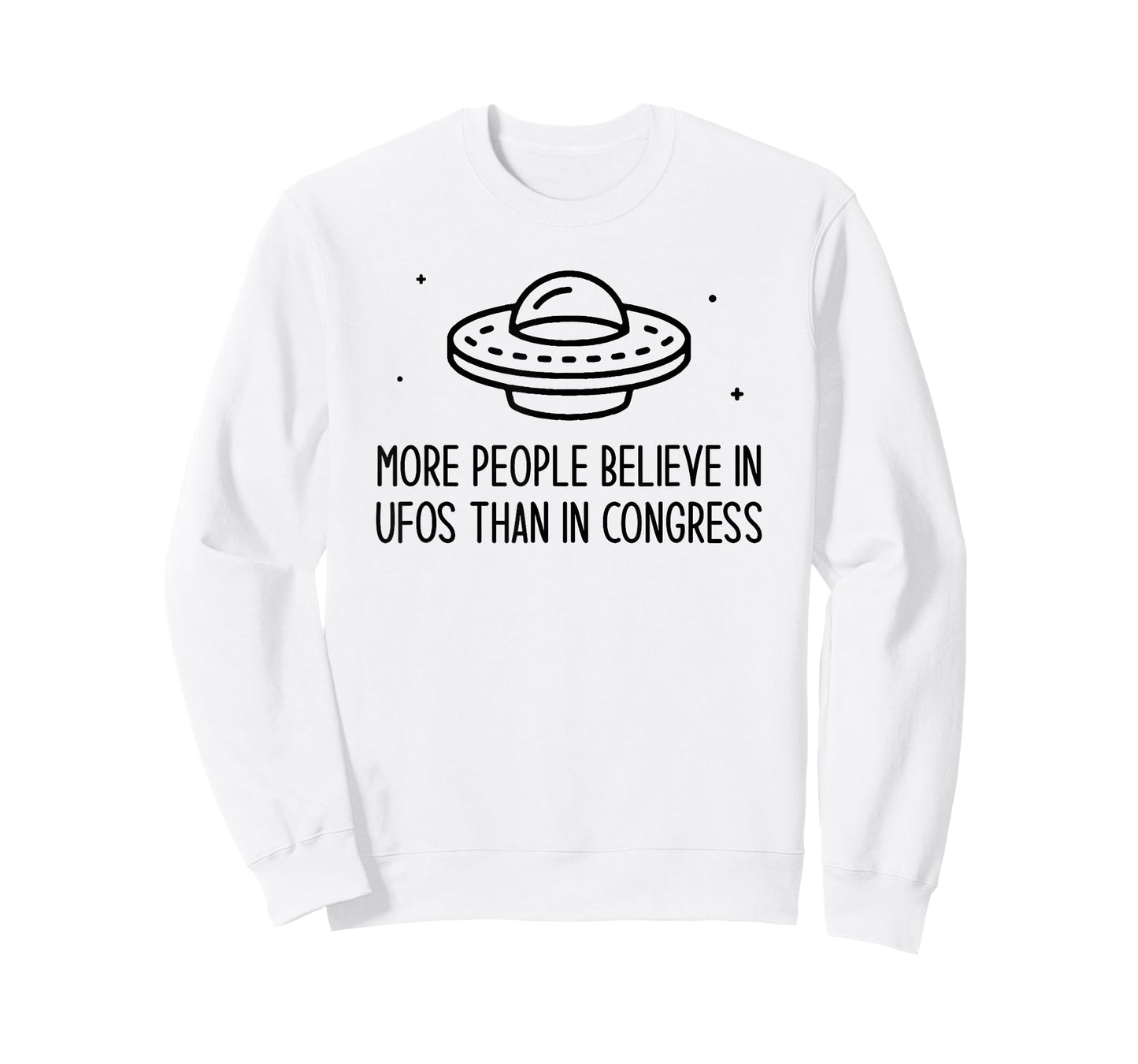 Funny More People Believe in UFOs Than in Congress UAP T-Shirt