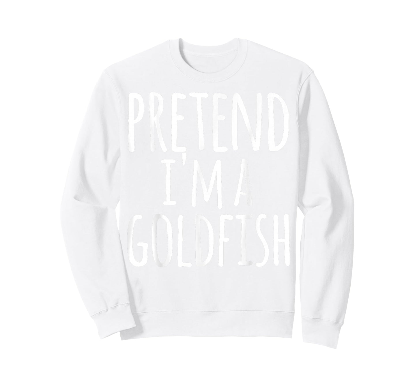 Funny Easy Lazy Halloween PRETEND I'M A GOLDFISH Costume T-Shirt