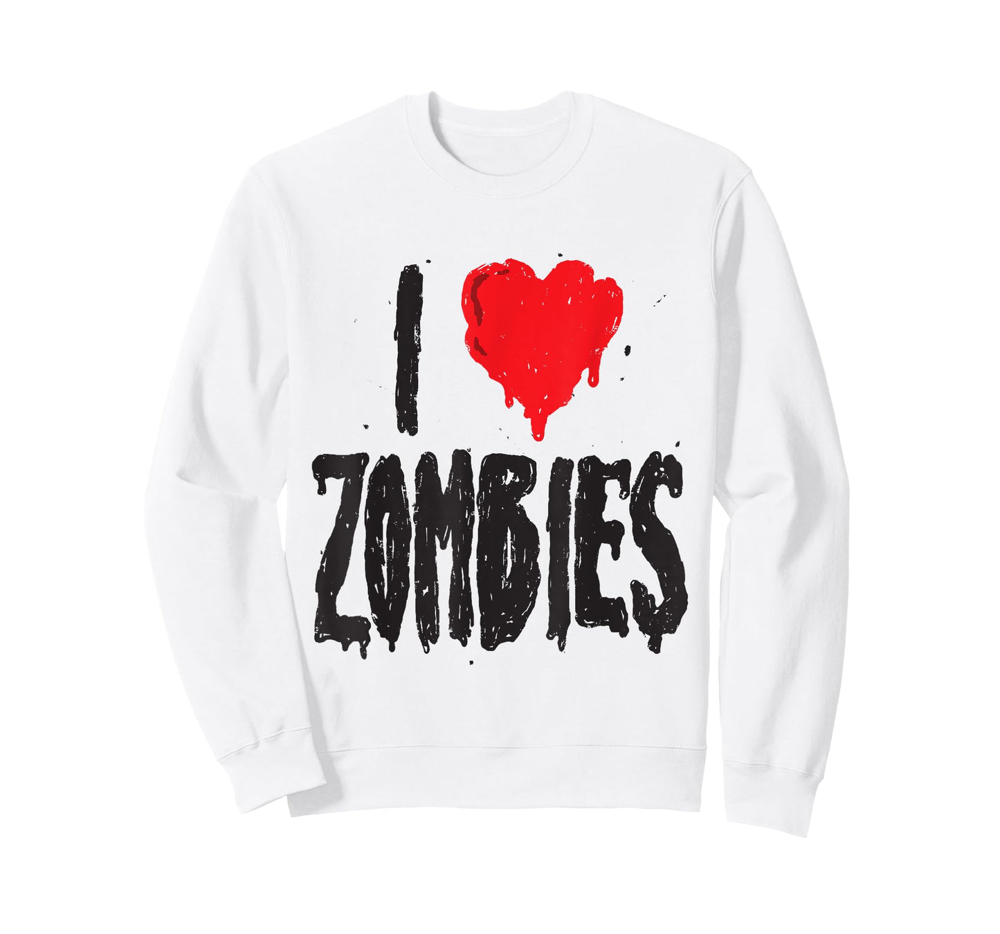 I Love Zombies - Halloween Holiday Quote Zombie Lover T-Shirt