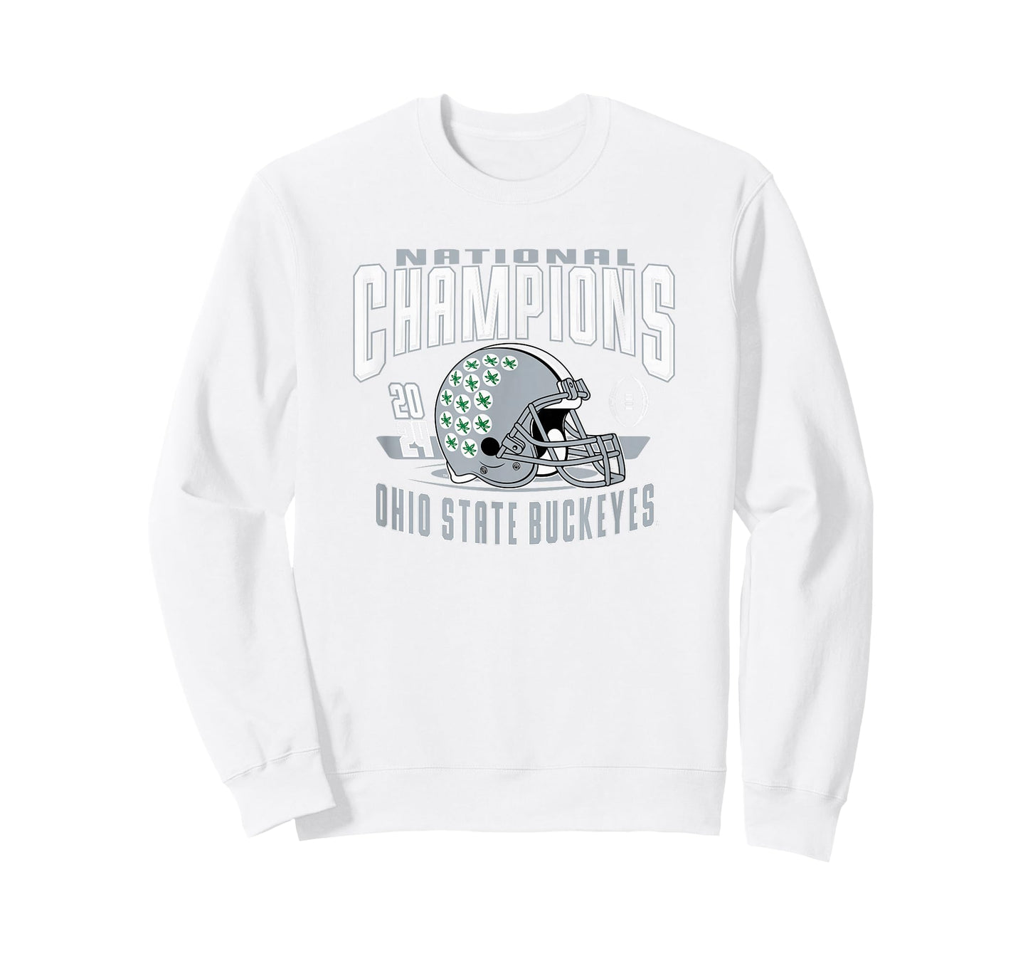 Ohio State Buckeyes National Champs 2024 CFP Blitz Red T-Shirt
