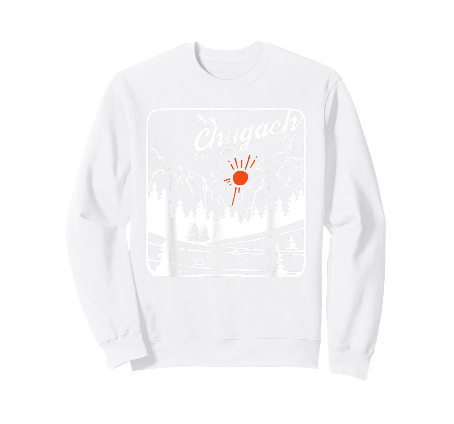 Chugach State Park Alaska Modern Cool AK T-Shirt