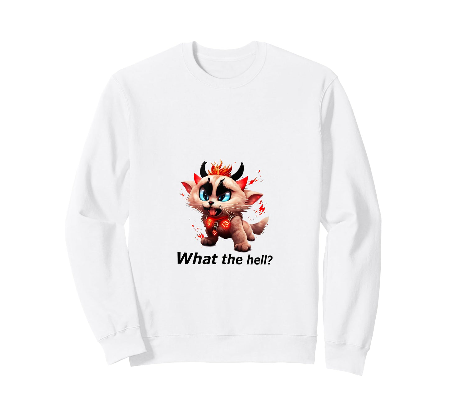 What the hell? Hell Cat - Devil Cat T-Shirt