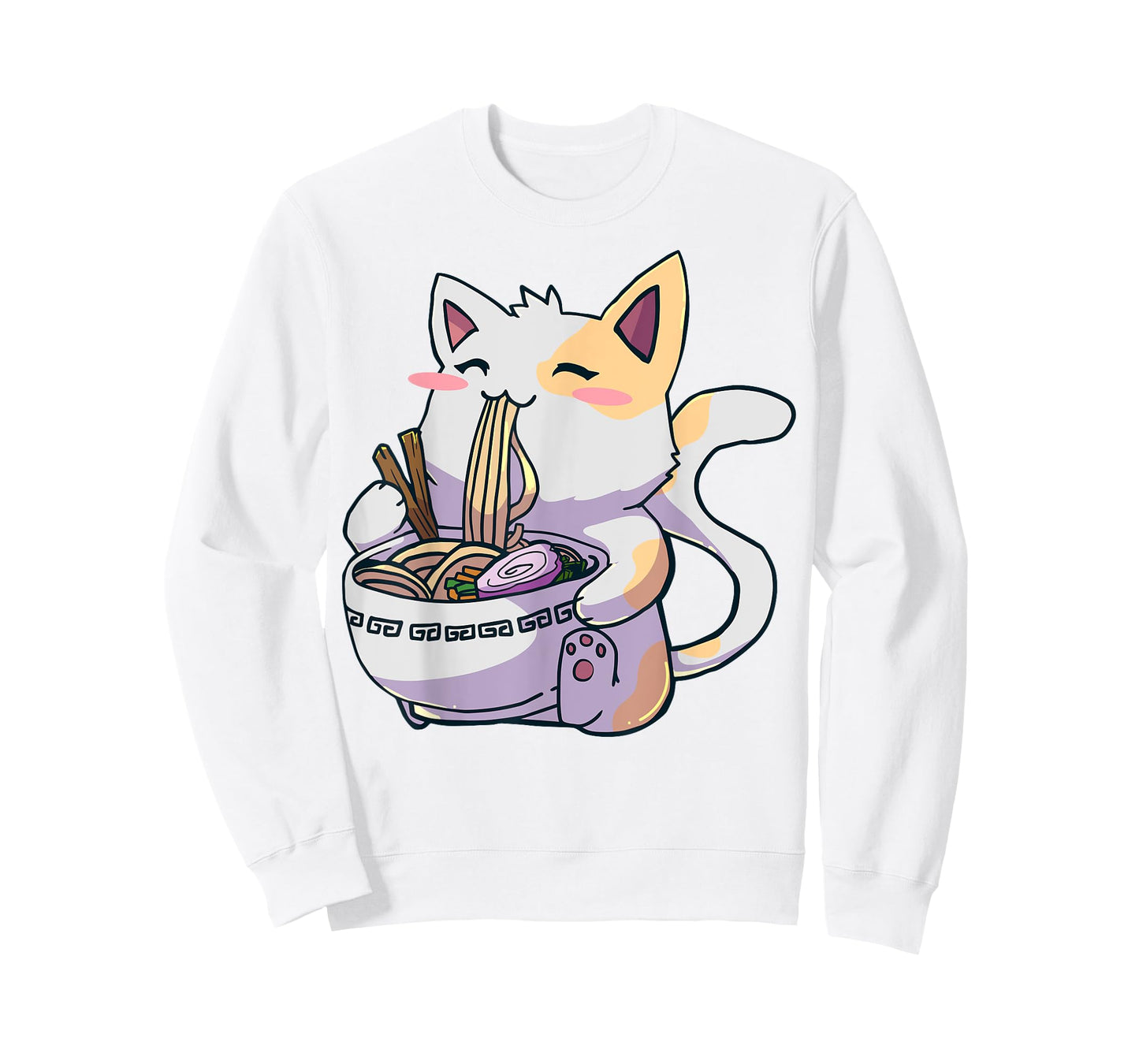 Ramen Cat Kawaii Anime Tee Japanese Gift T-Shirt