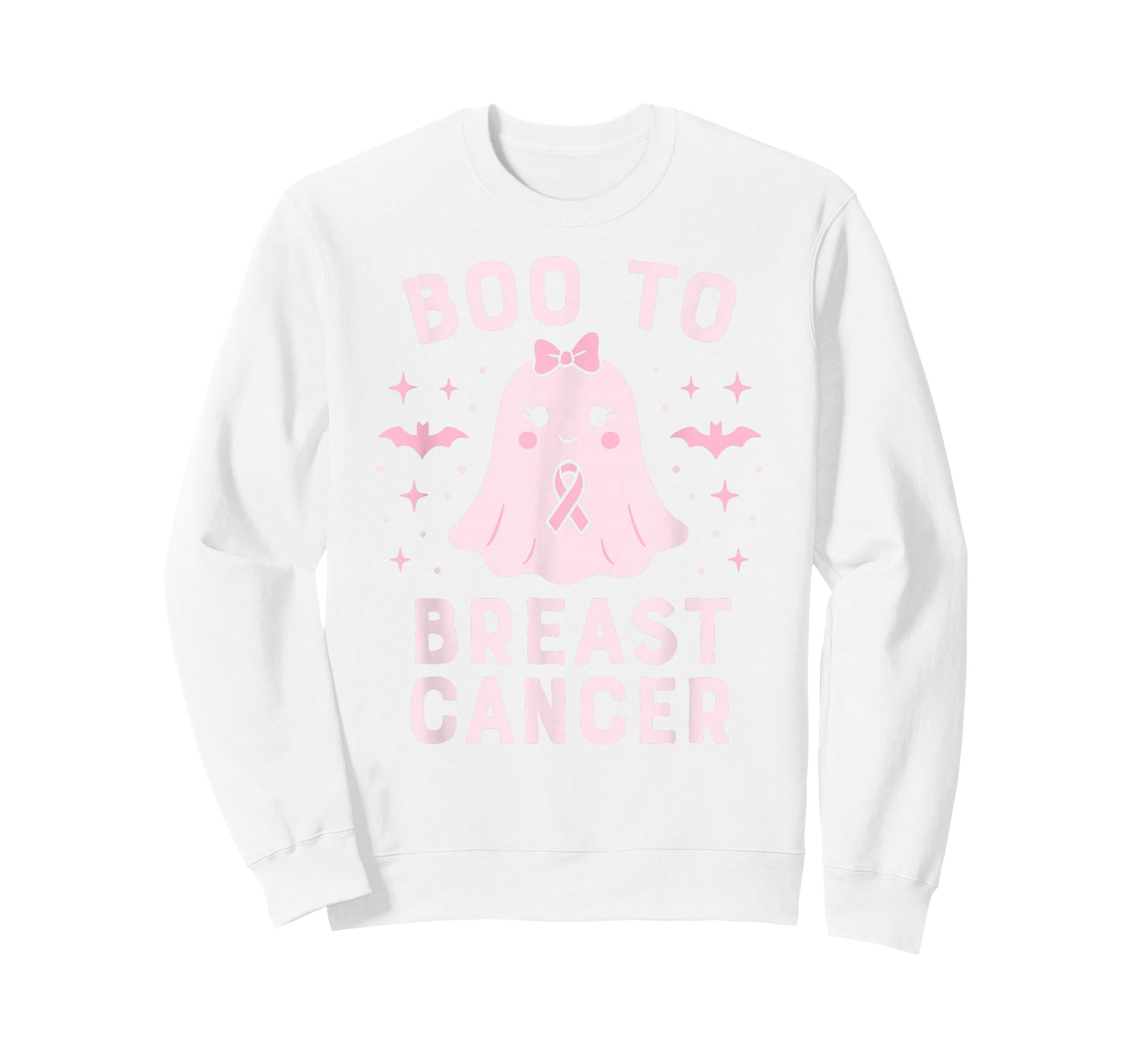 Boo to Breast Cancer Halloween Pink Ghost Awareness T-Shirt
