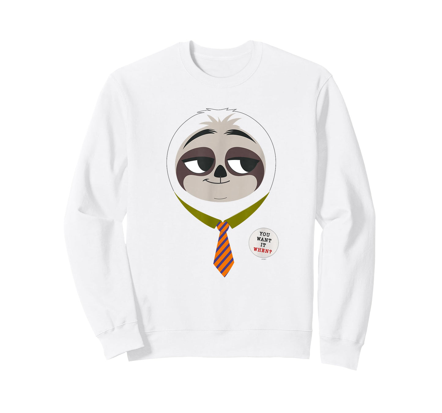 Disney Zootopia Flash The Sloth Face T-Shirt