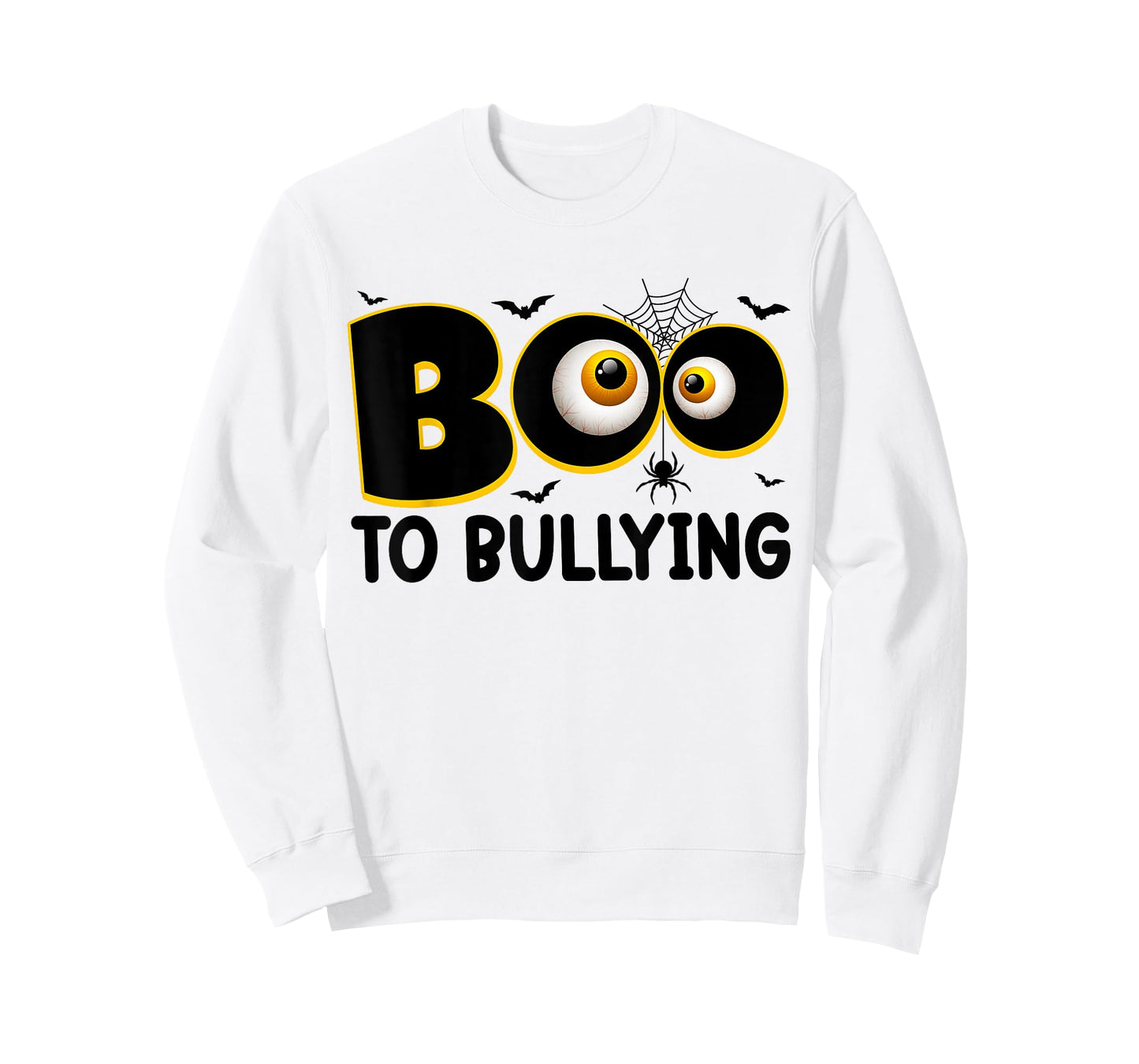 Boo To Bullying Orange Anti Bullying Unity Day Halloween Kid T-Shirt