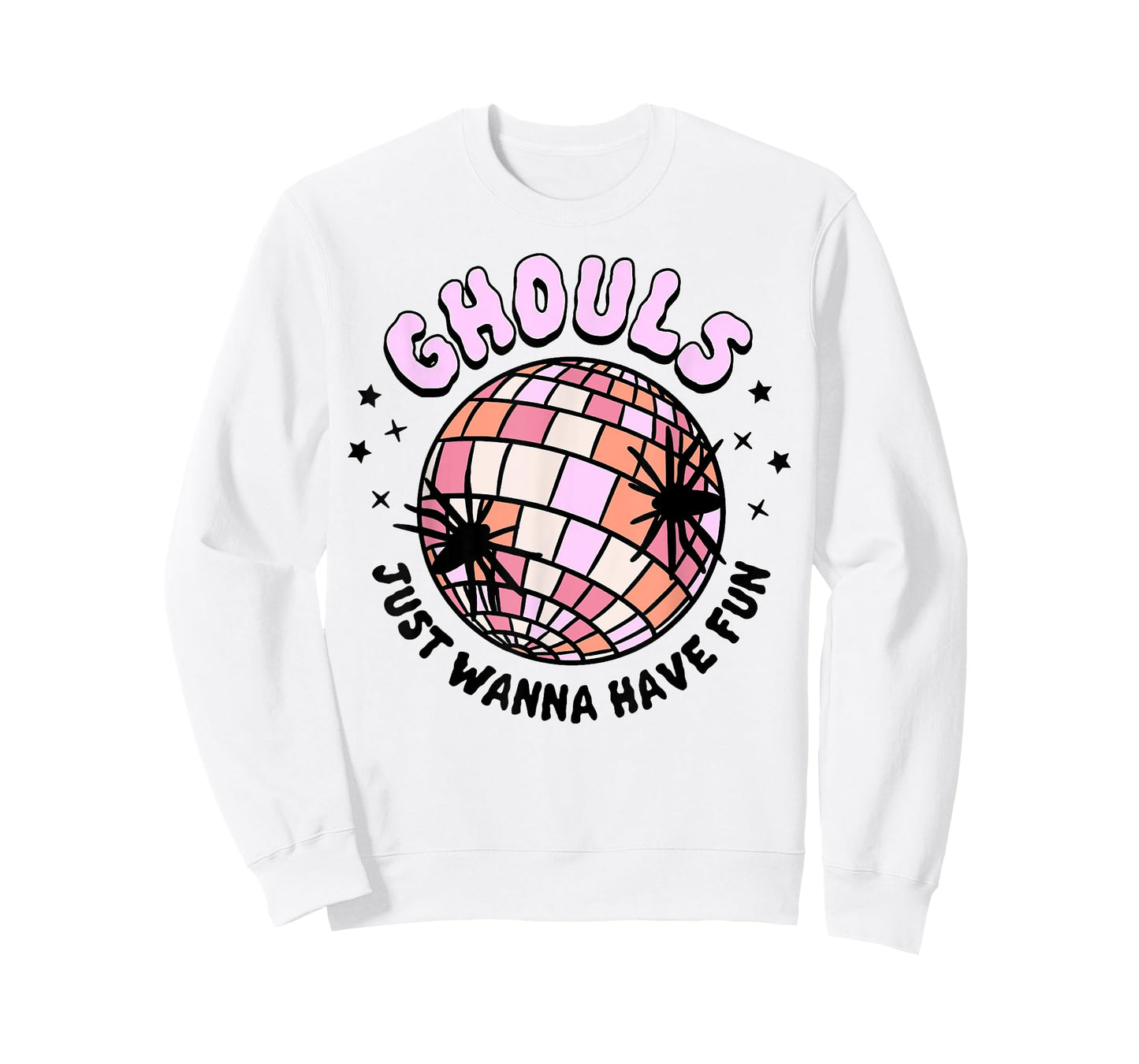 Funny Ghouls Just Wanna Have Fun Disco Ball Spooky Halloween T-Shirt