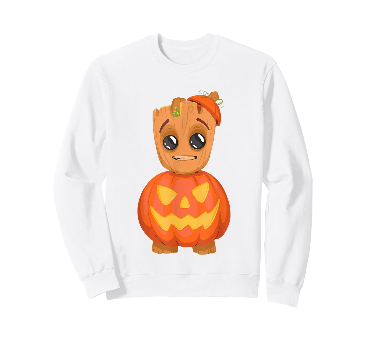 Marvel Classic Halloween Baby Groot Cute Pumpkin Costume T-Shirt