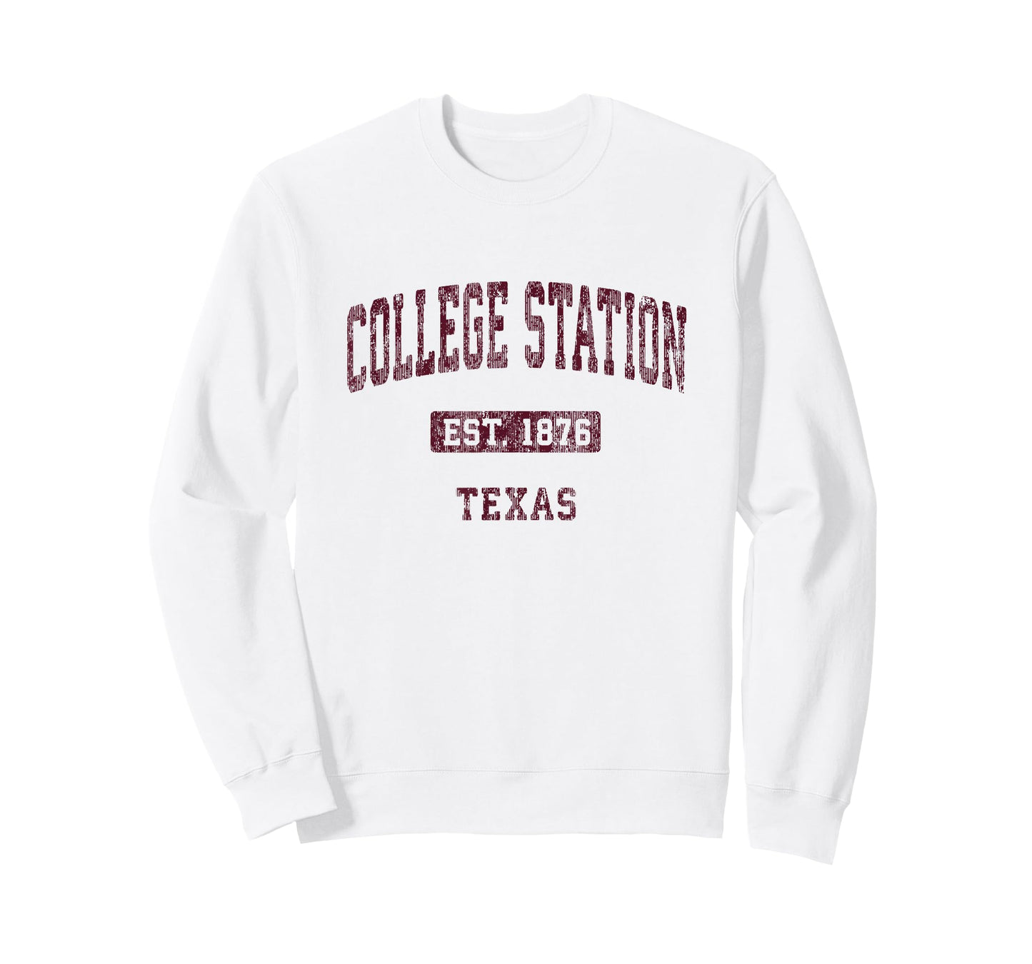 College Station Texas TX Vintage Athletic Sports Design T-Shirt
