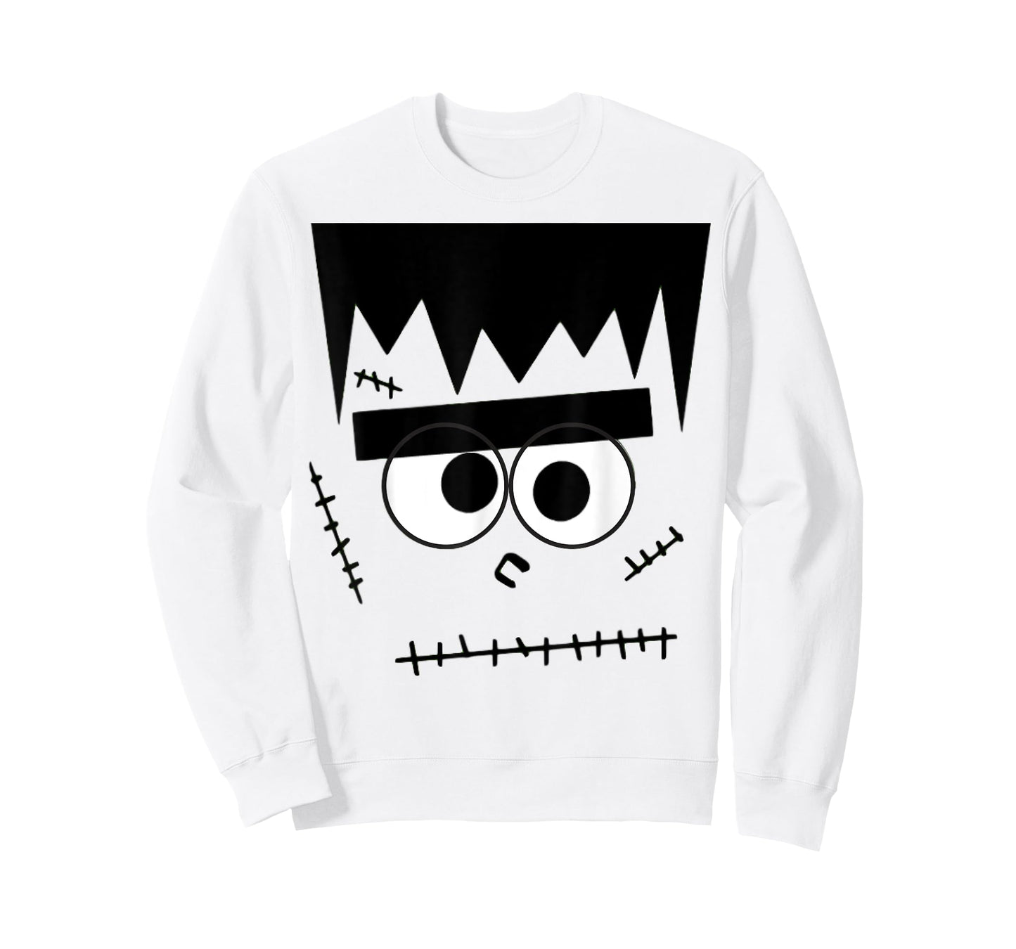 Monster Munster Face Tee Frankenstein Halloween Costume T-Shirt