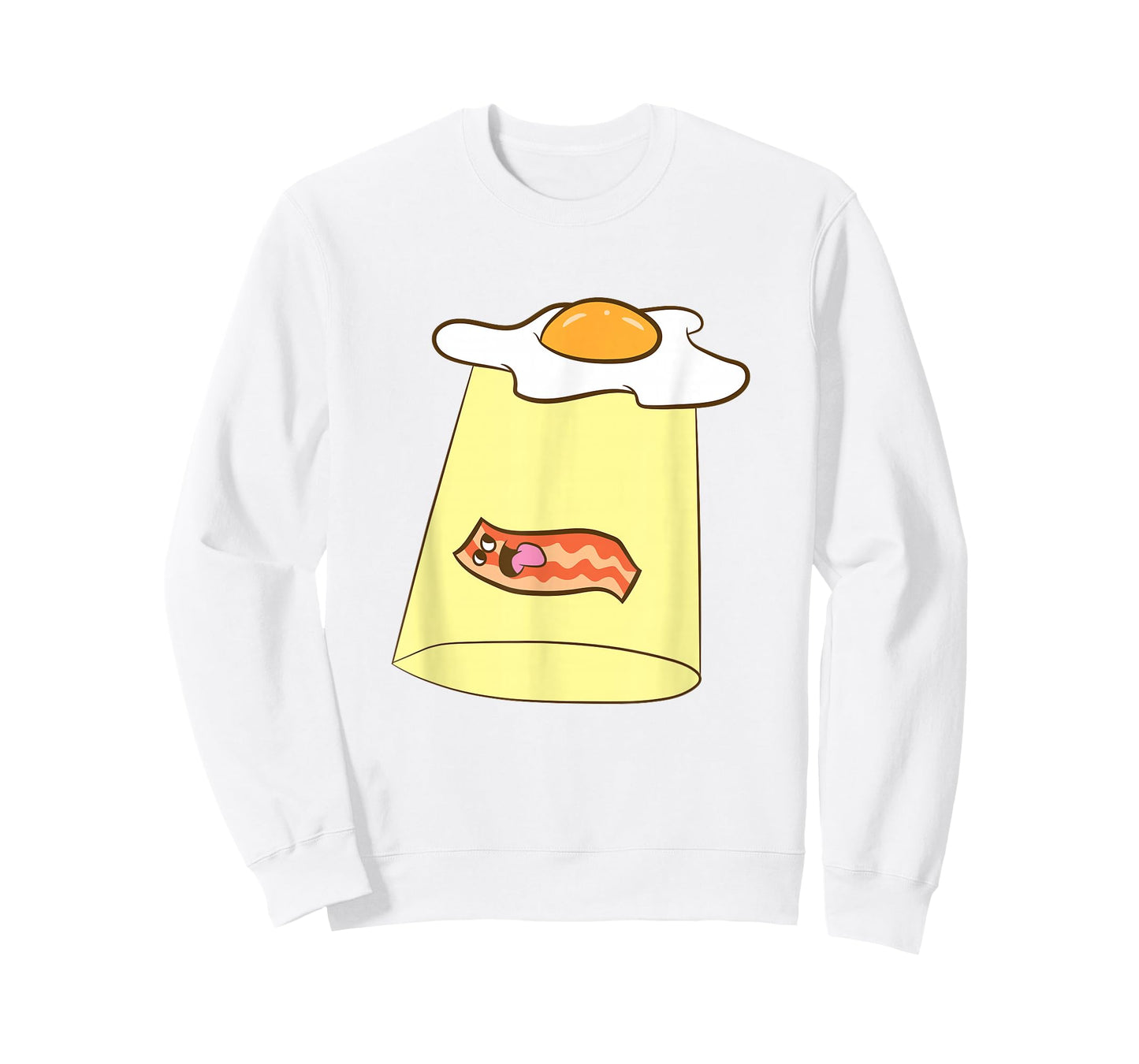 Egg And Bacon UFO Alien Bacon And Eggs Breakfast T-Shirt