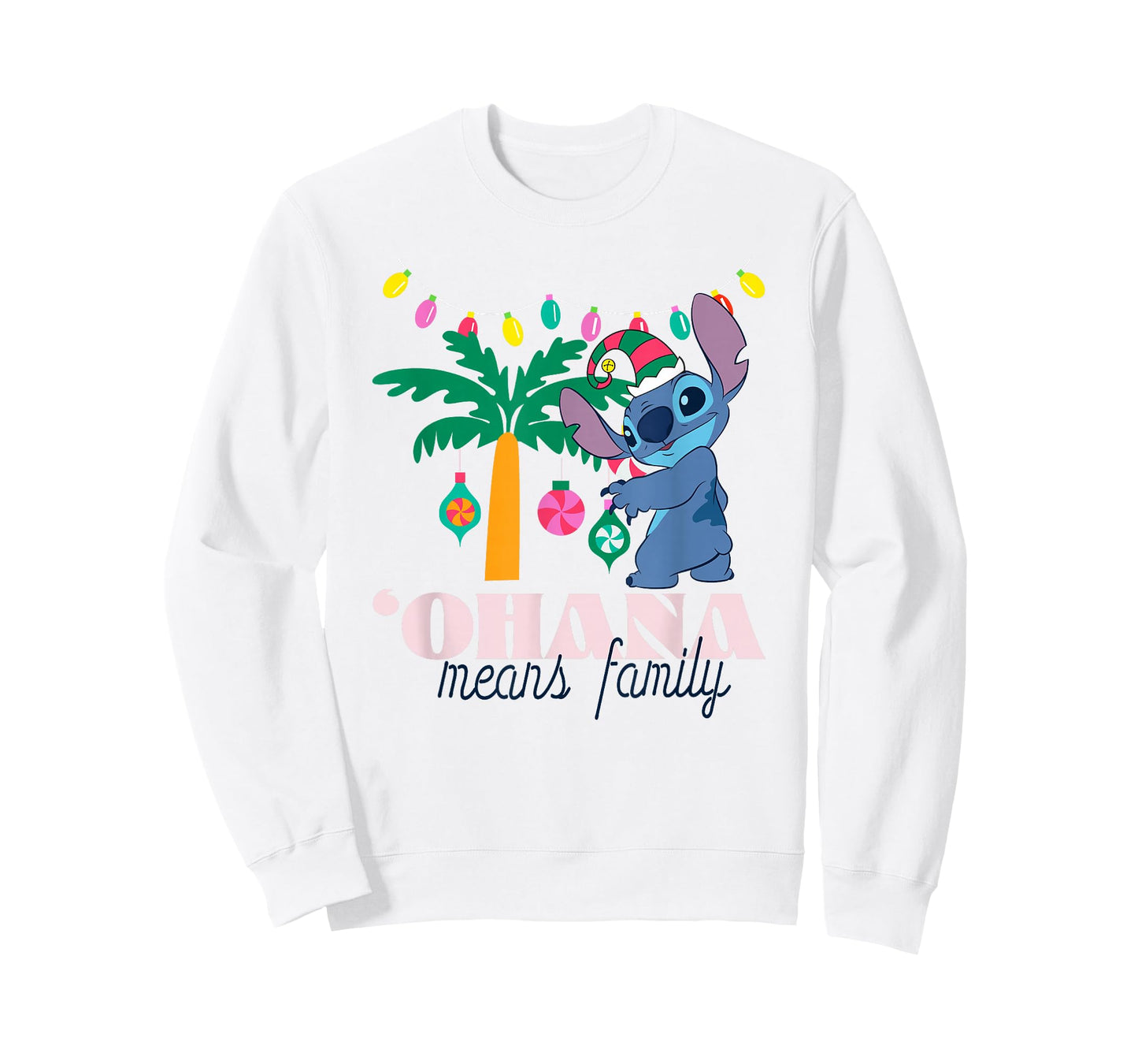 Disney Lilo & Stitch Christmas 'Ohana Means Family T-Shirt