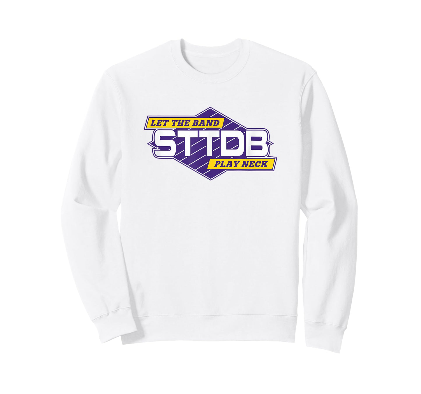 Retro STTDB Let the Band Play Neck Purple and Gold T-Shirt
