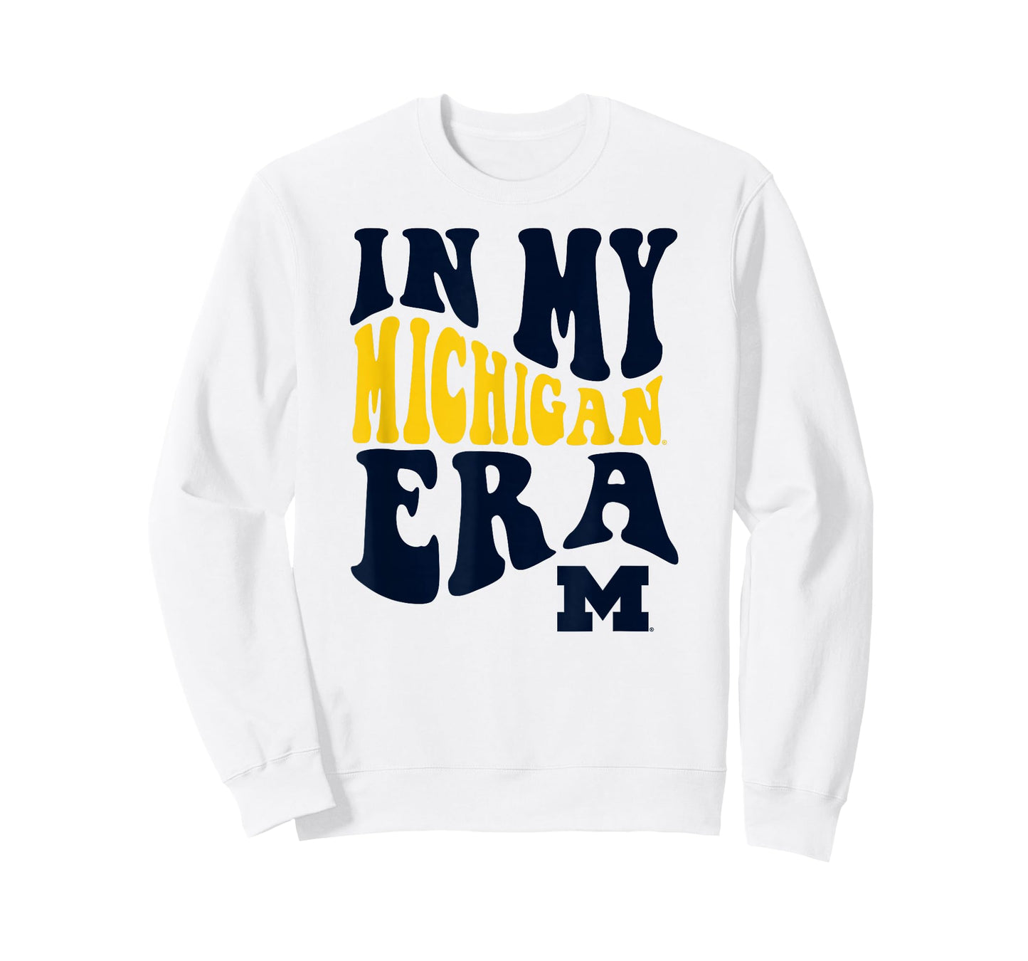 Michigan Wolverines Era White Officially Licensed T-Shirt