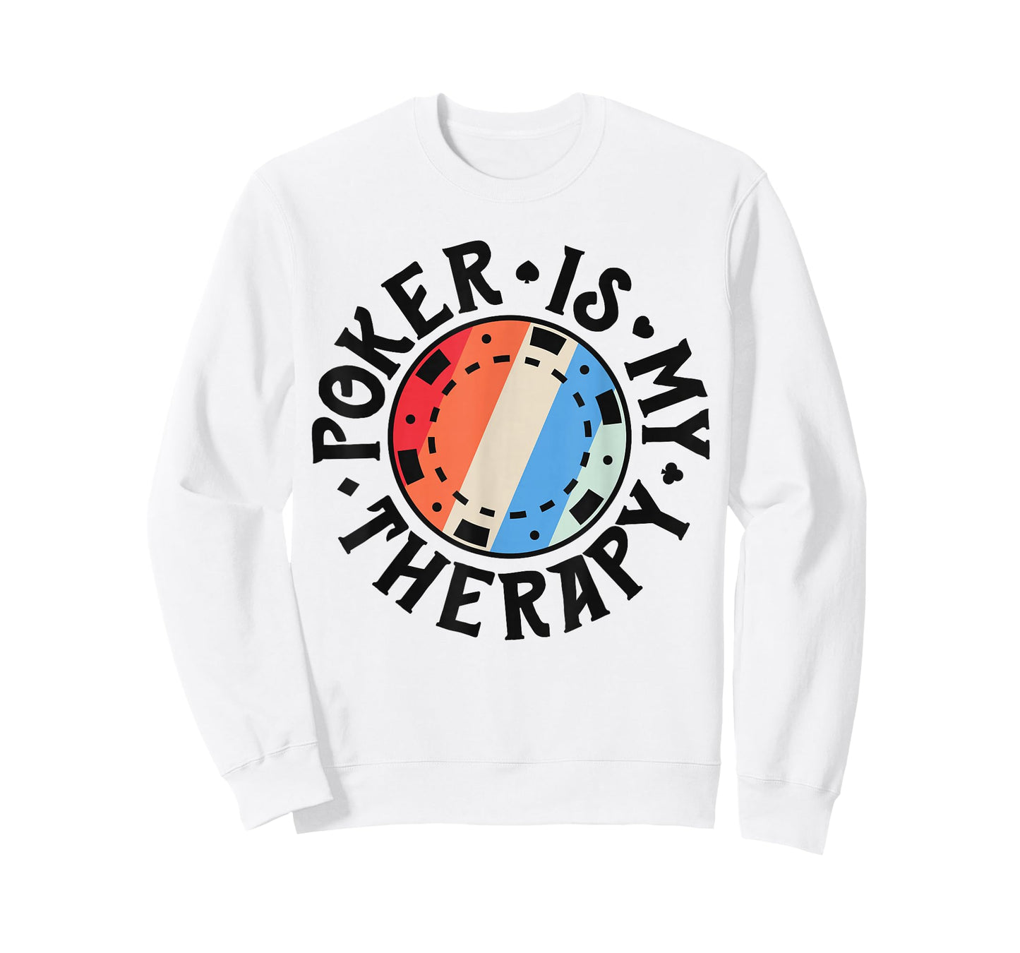 Poker Shirts For Men Women Poker Is My Therapy Card Player T-Shirt