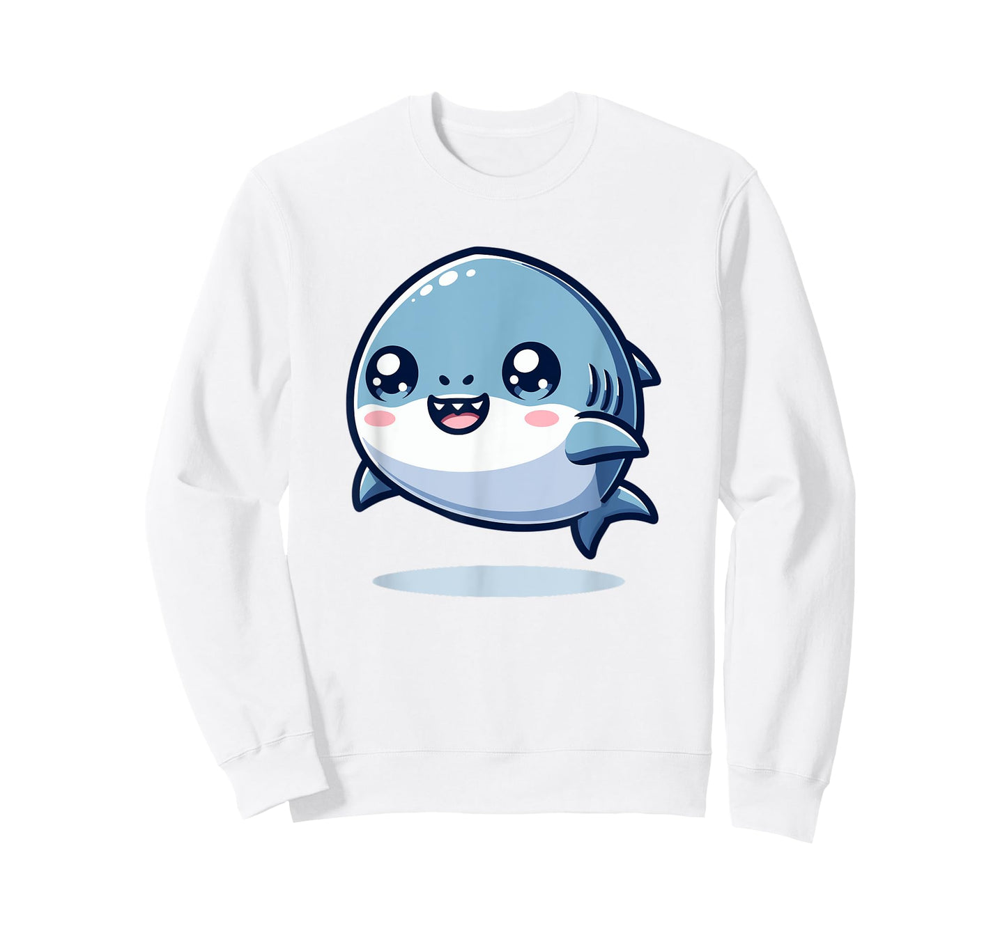 Adorable Cute Japanese Kawaii Chibi Shark T-Shirt