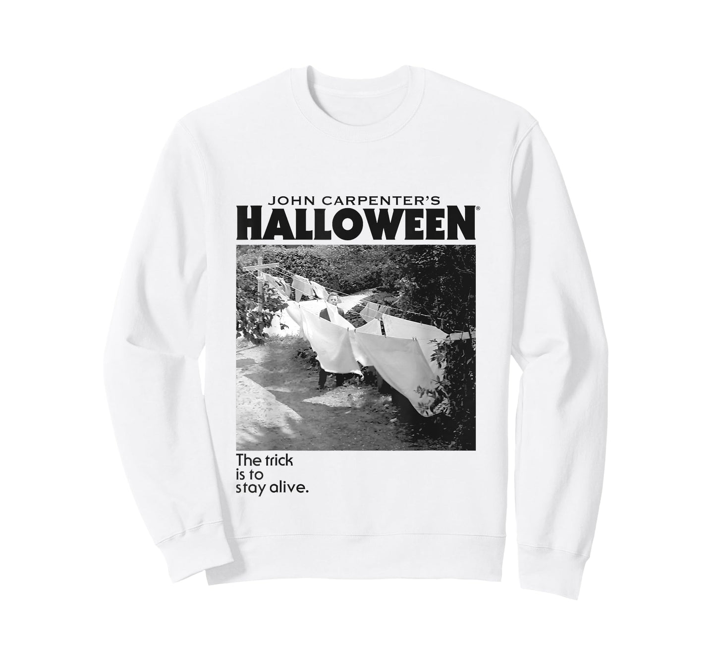 Halloween Michael Myers Standing by Clothes Line T-Shirt
