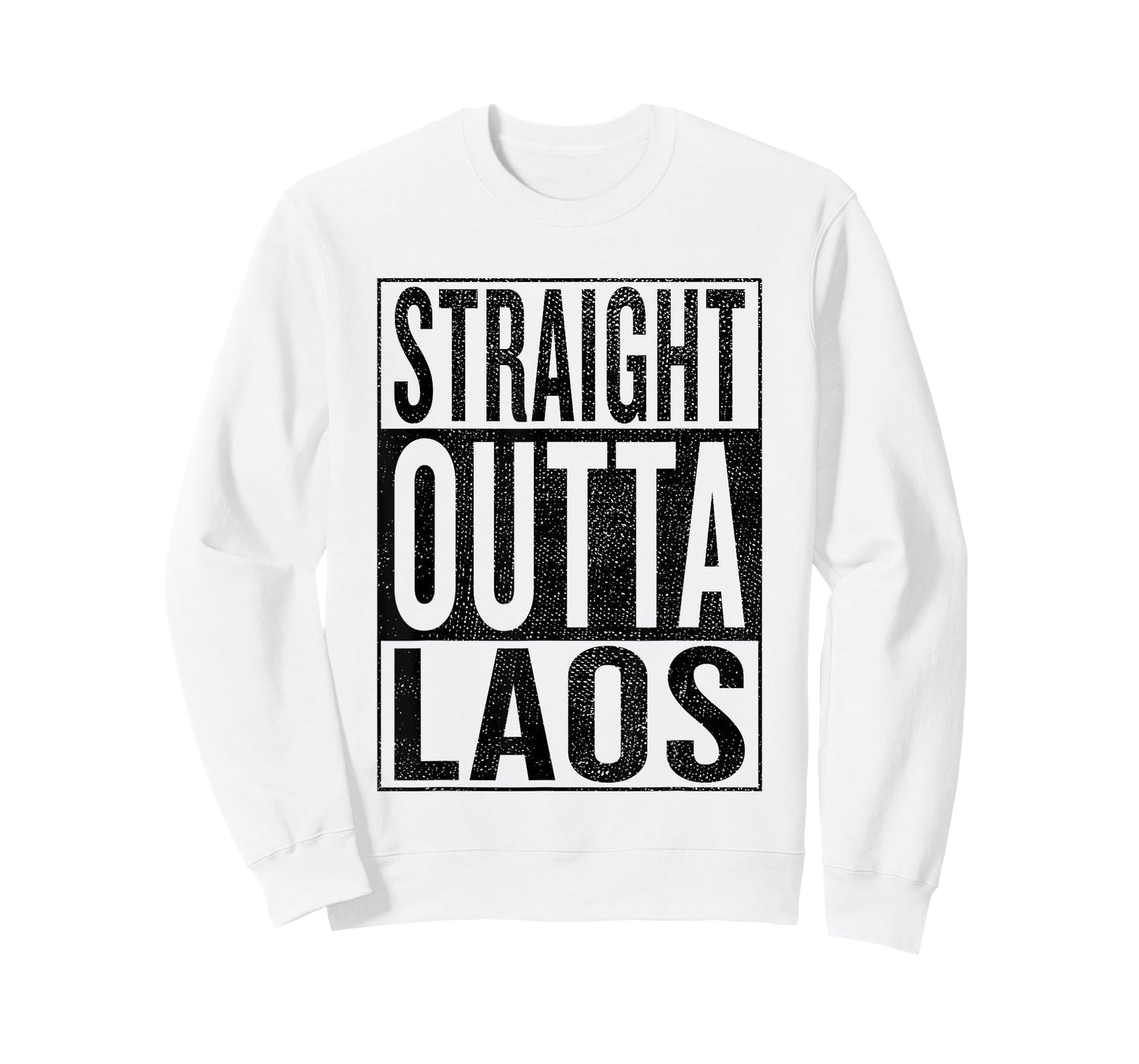 Straight Outta Laos Great Travel & Gift Idea T-Shirt T-Shirt
