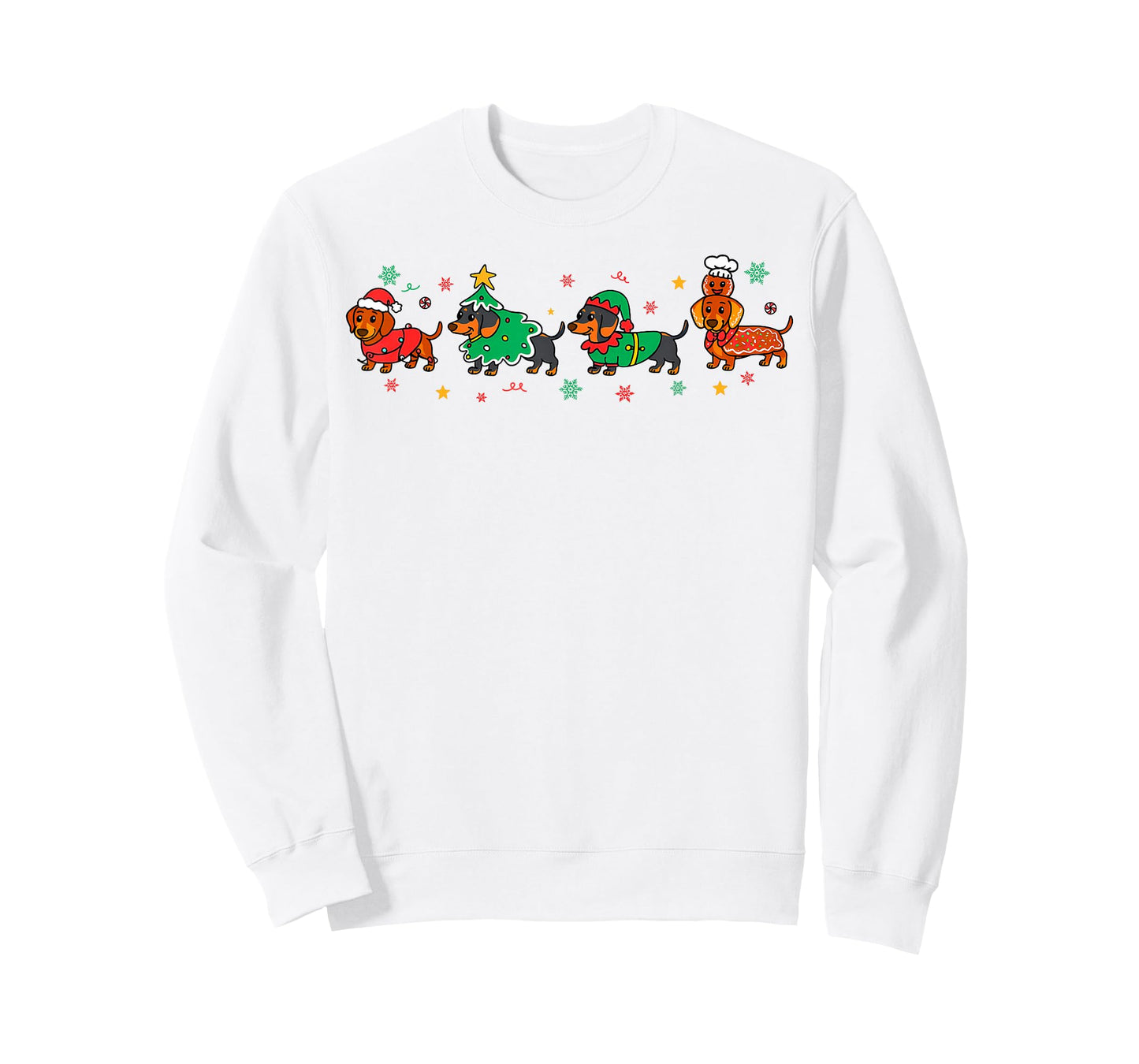 Christmas Dachshund Sausage Dog Dachshunds Men Women Kids T-Shirt