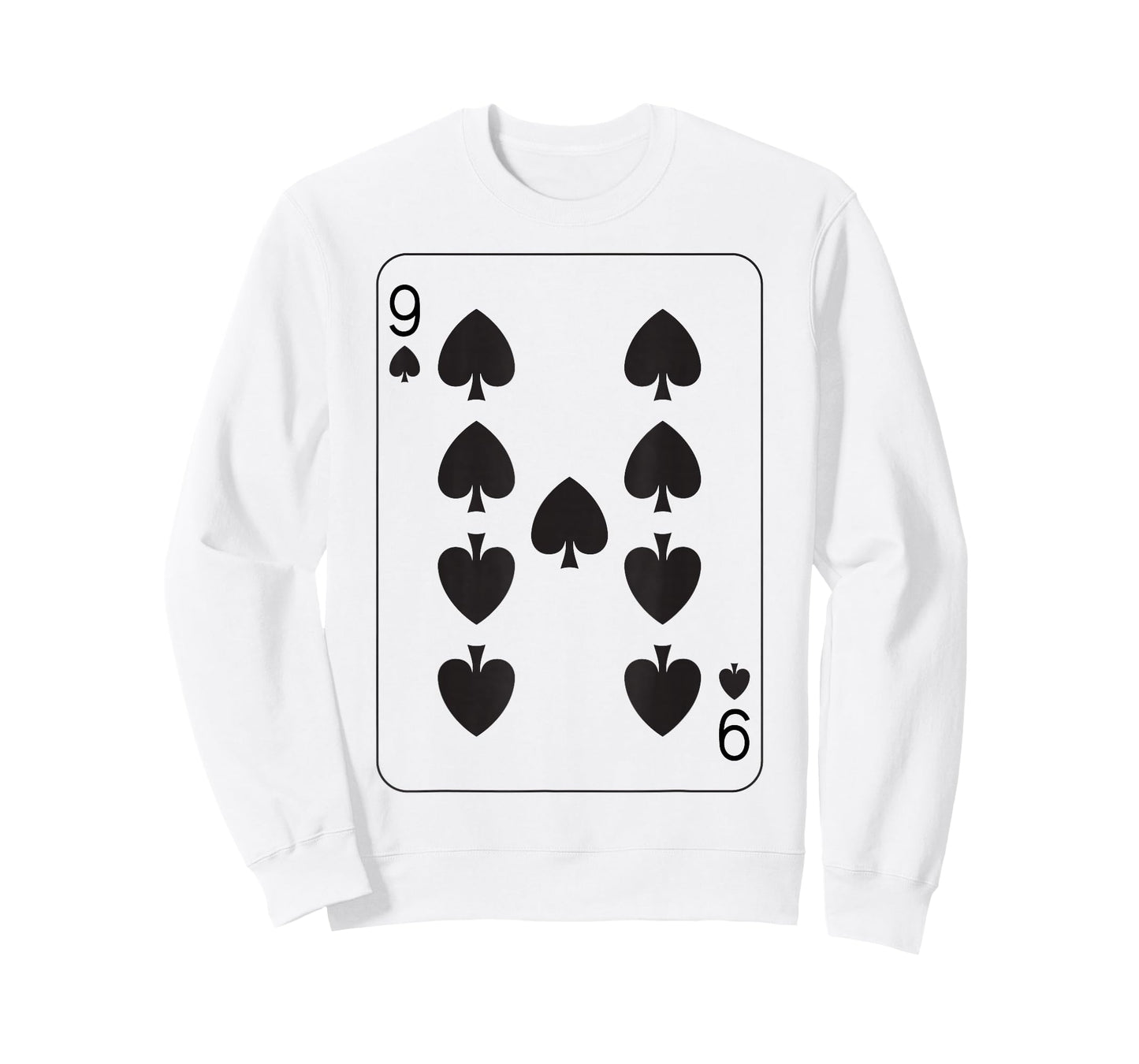 Nine of Spades | Deck of Cards Front and Back Group Costume T-Shirt