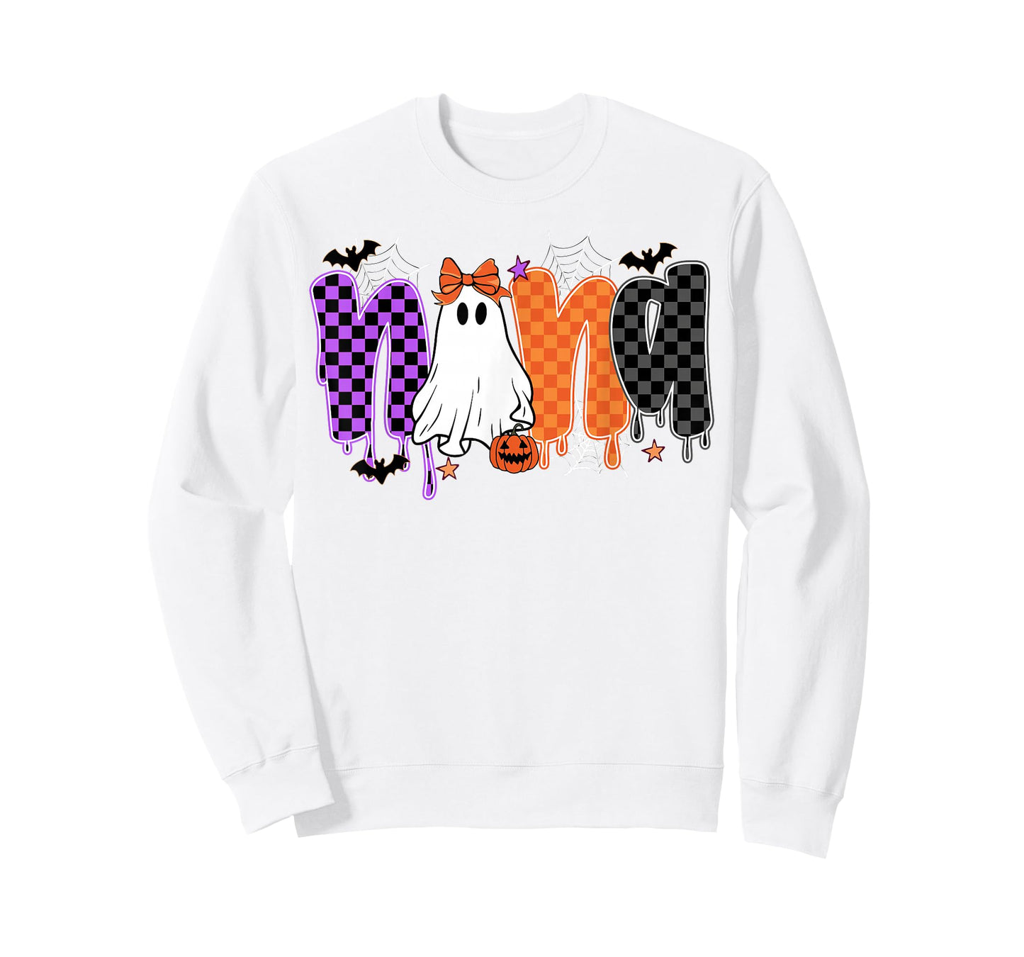 Spooky Nana Grandma Family Matching Costume Ghost Halloween T-Shirt