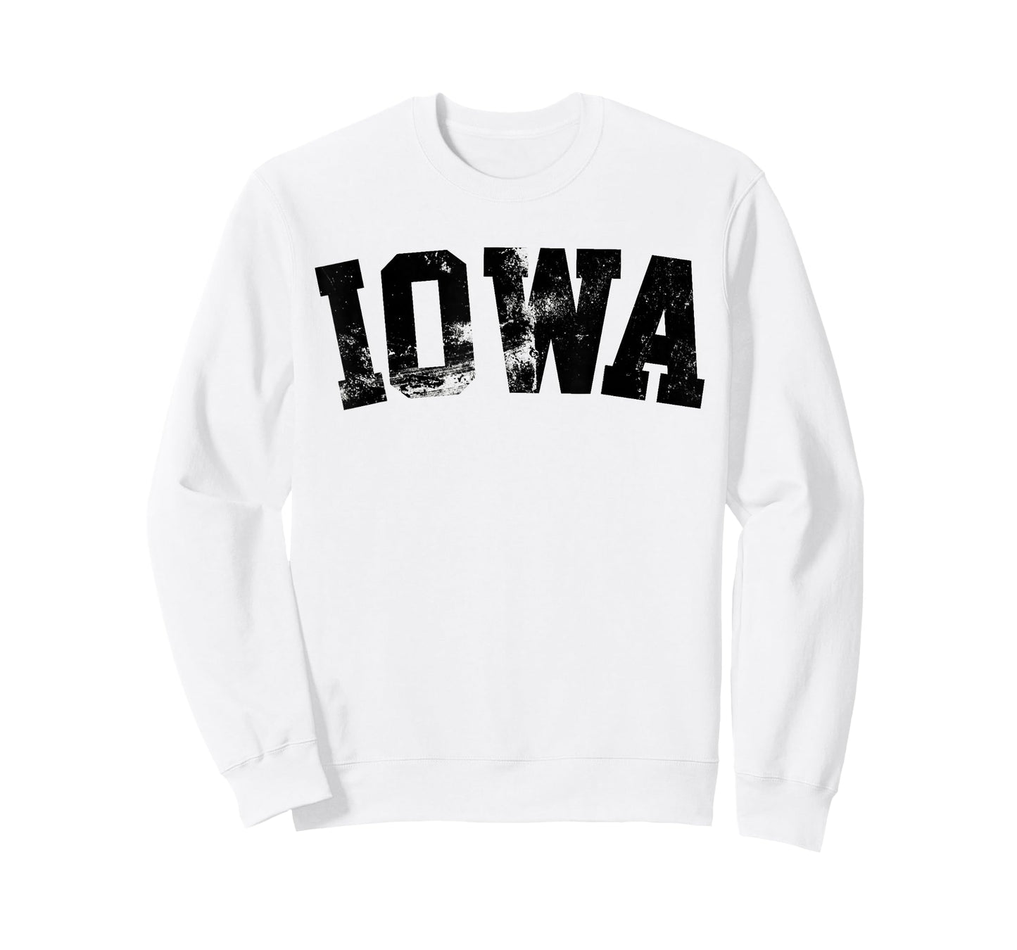 Retro Iowa Tee Vintage Iowa Black Gold Iowa Throwback Design T-Shirt