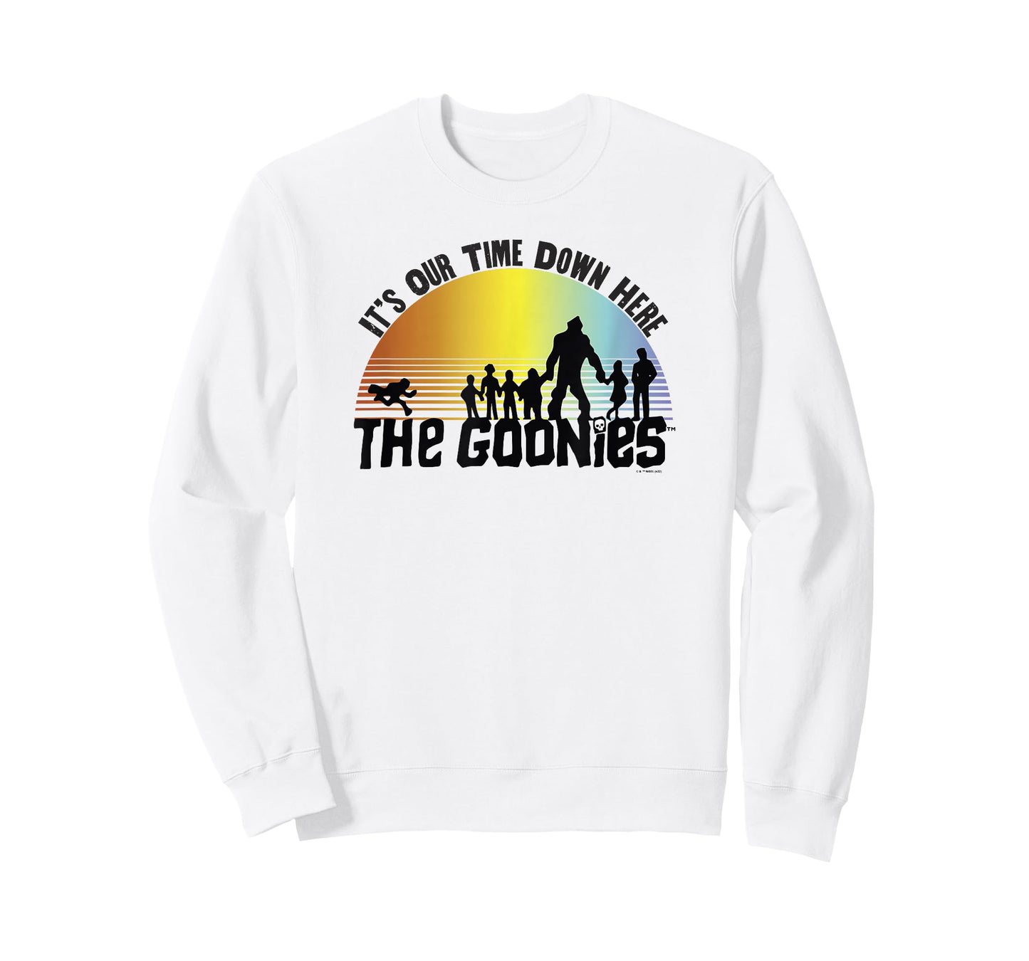 The Goonies It's Our Time Down Here Rainbow Silhouette T-Shirt